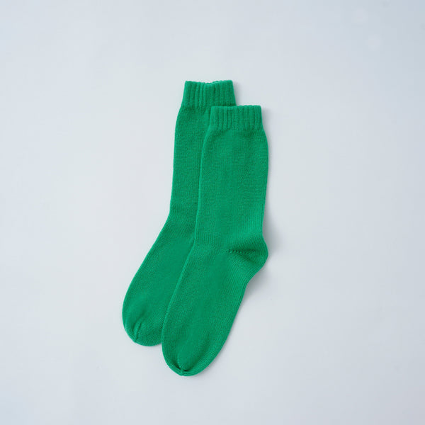 カシミヤベッドソックス _K09 (ライム)