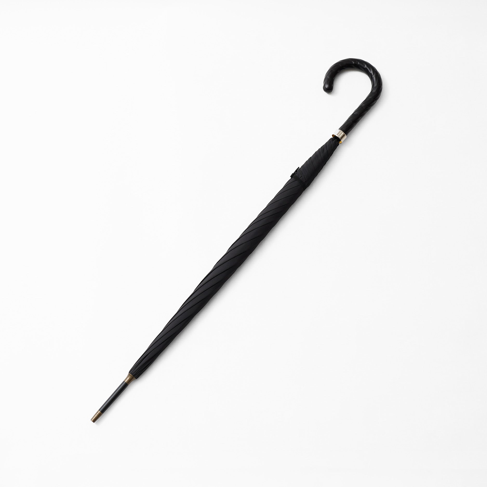 GT17 Cutty Wood | 長傘 | アーチ型ハンドル | メイプル| 雨用傘 (BLACK)