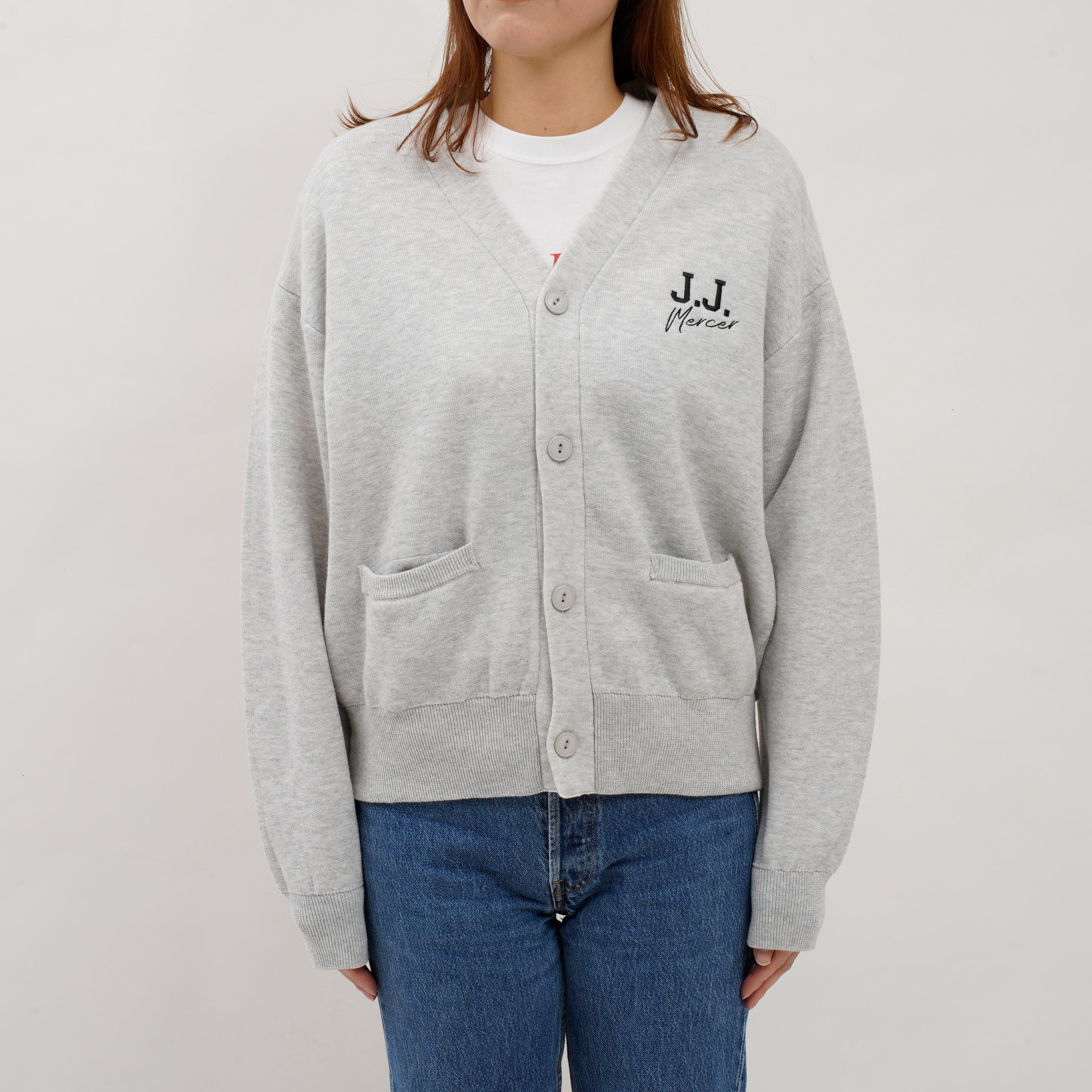 ワンポイント刺繍カーディガン 25S02