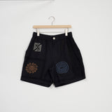 カートショーツ DOODLE EMBROIDERY (NAVY/MULTI)