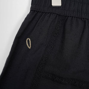 カートショーツ DOODLE EMBROIDERY (NAVY/MULTI)