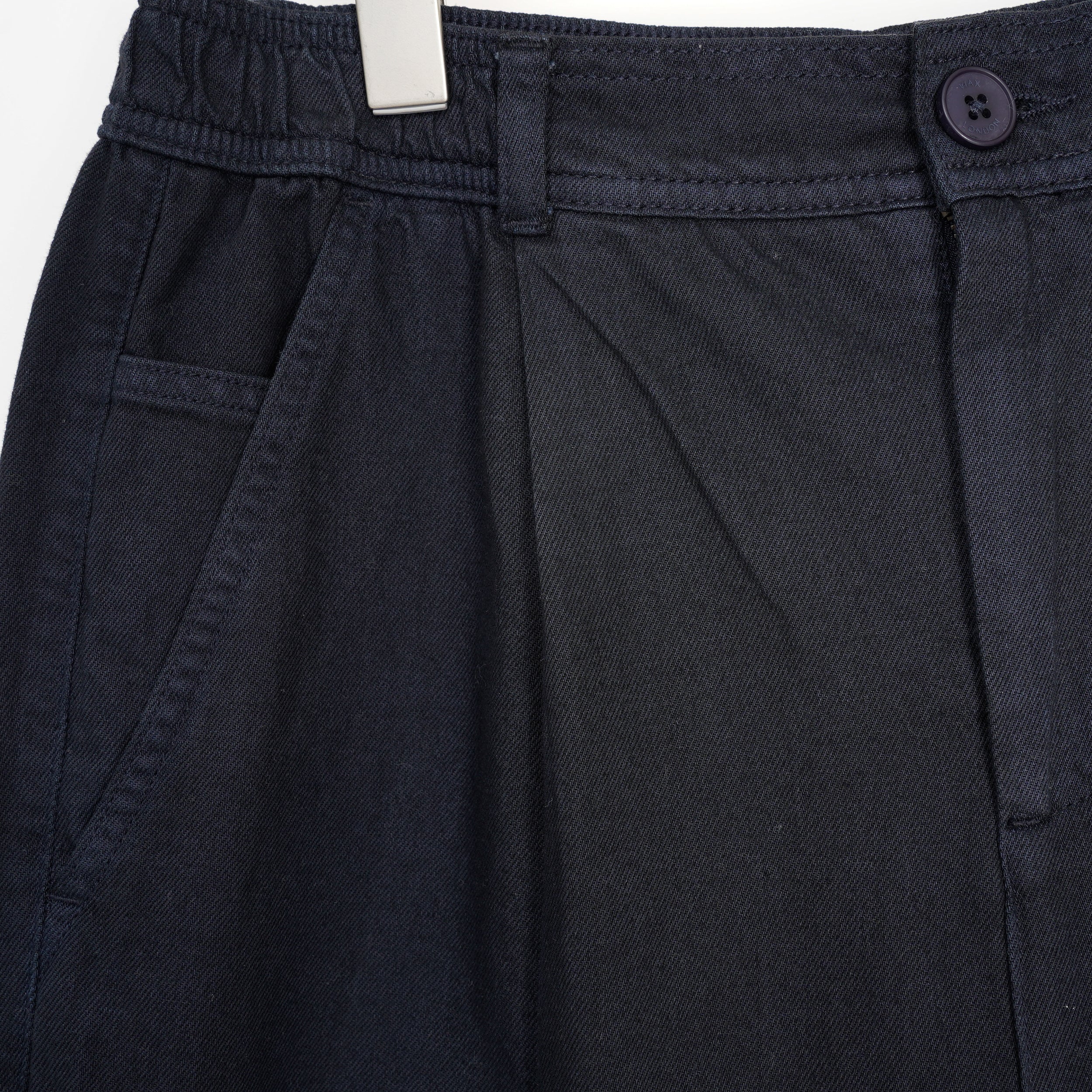 デナリトラウザーズ COTTON LINEN TWILL (NAVY)