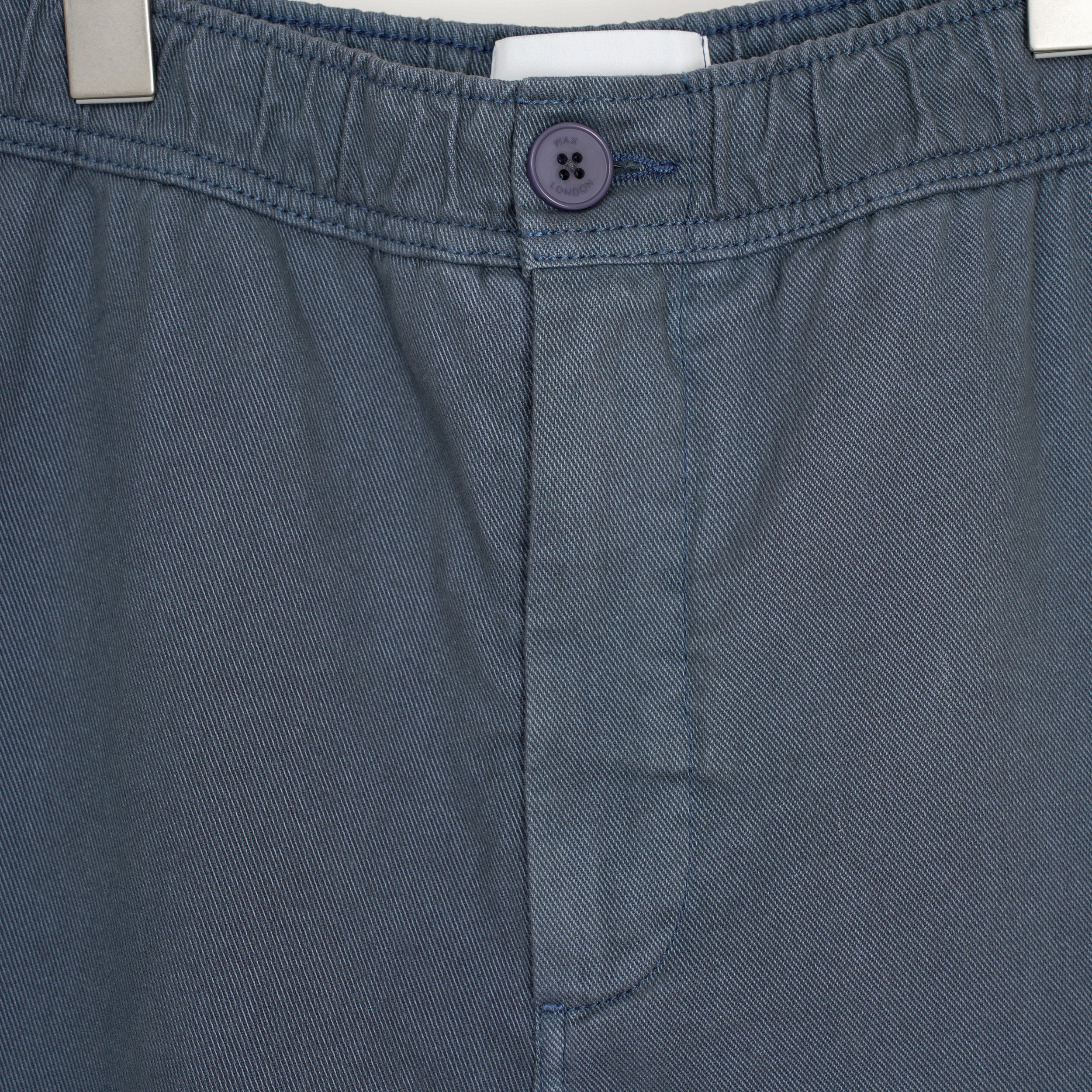 カートトラウザーズ ORGANIC COTTON TWILL (PETROL BLUE)