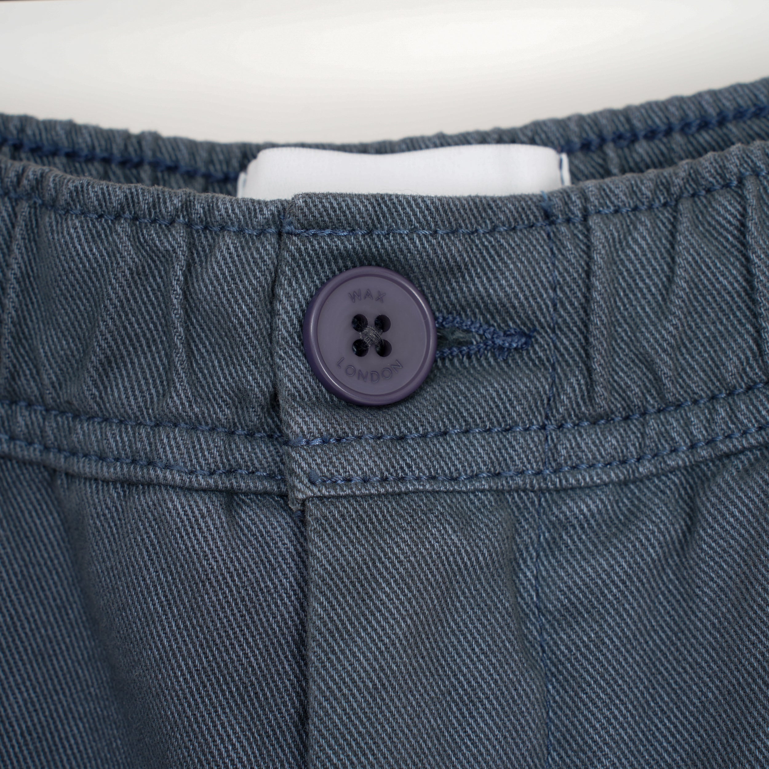 カートトラウザーズ ORGANIC COTTON TWILL (PETROL BLUE)