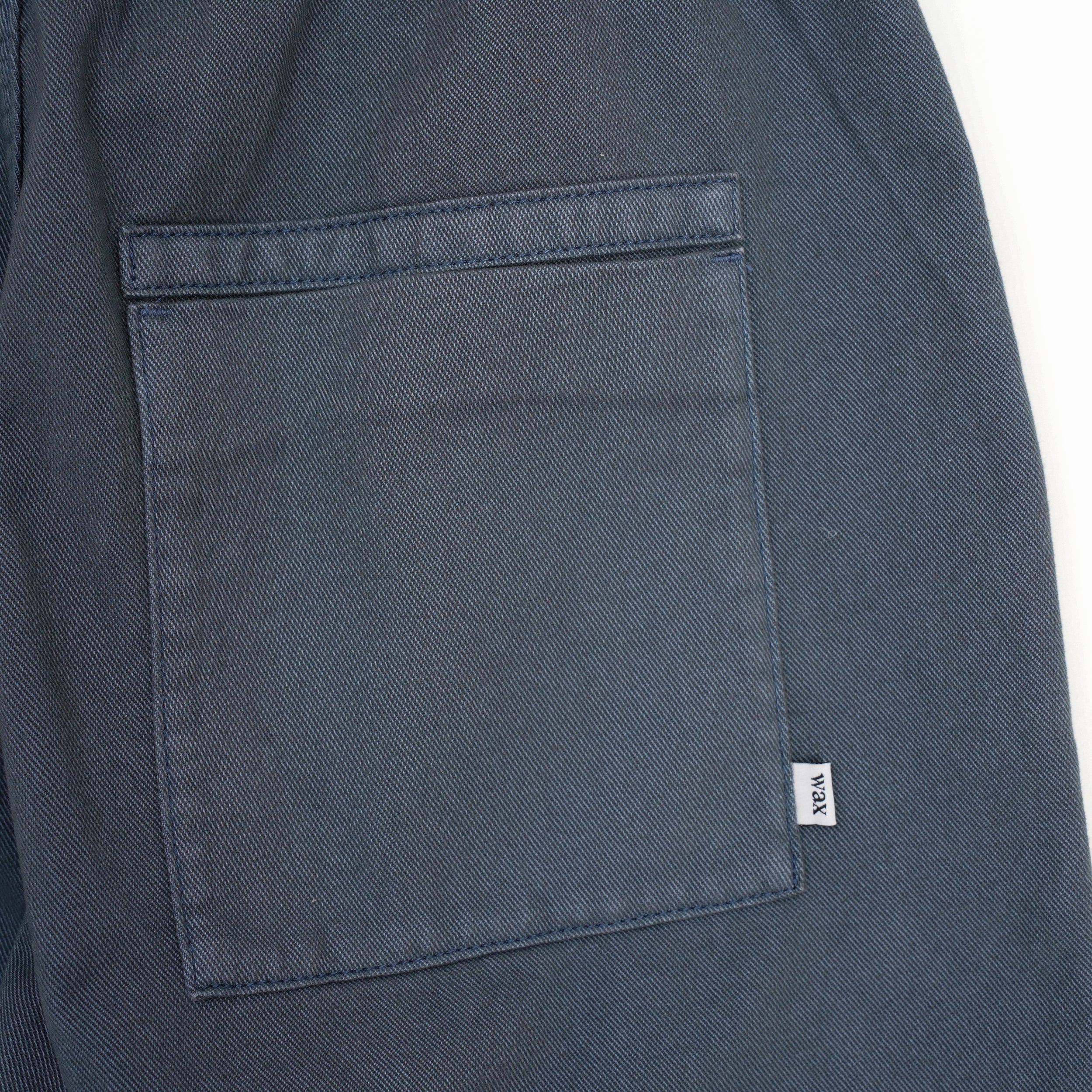 カートトラウザーズ ORGANIC COTTON TWILL (PETROL BLUE)