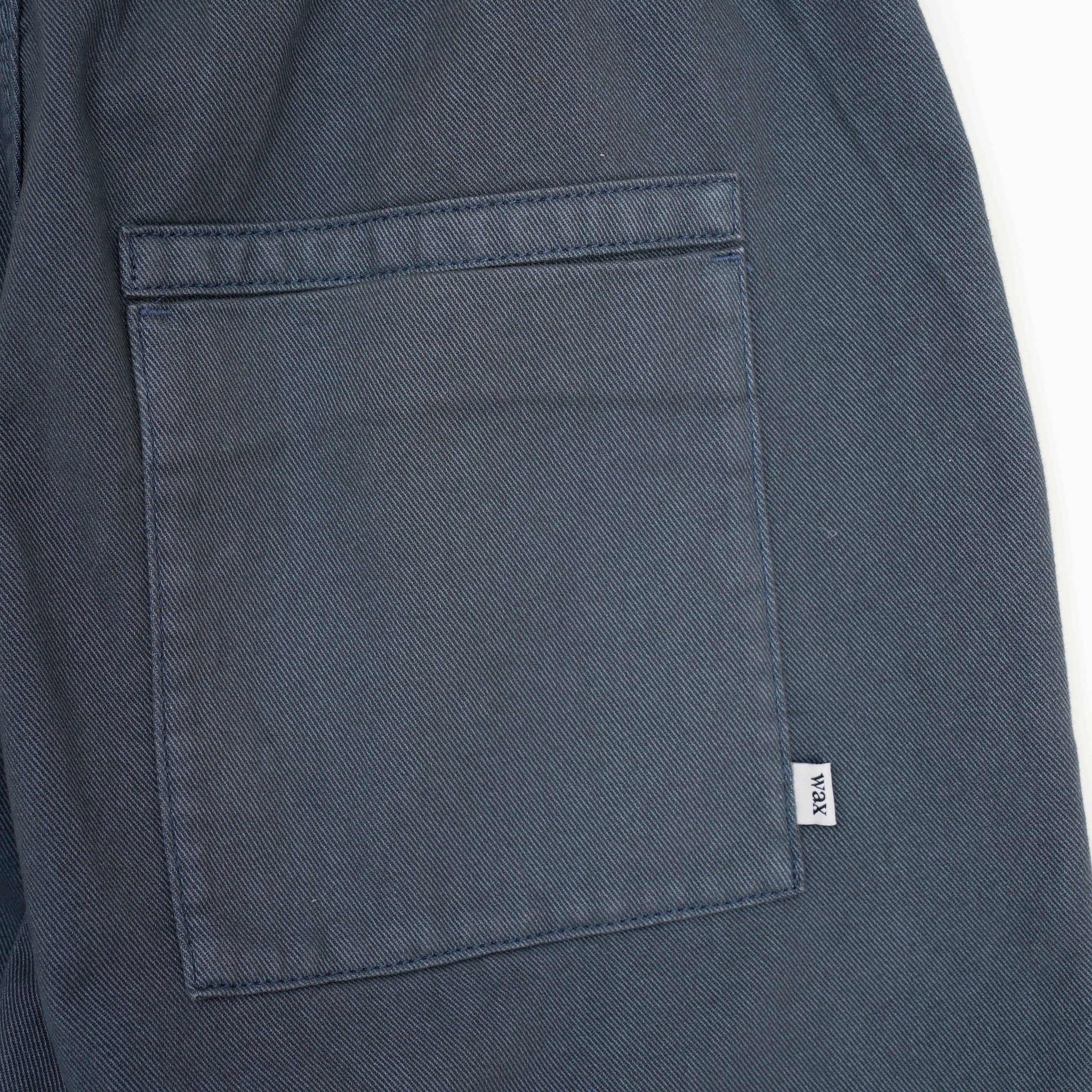 カートトラウザーズ ORGANIC COTTON TWILL (PETROL BLUE)