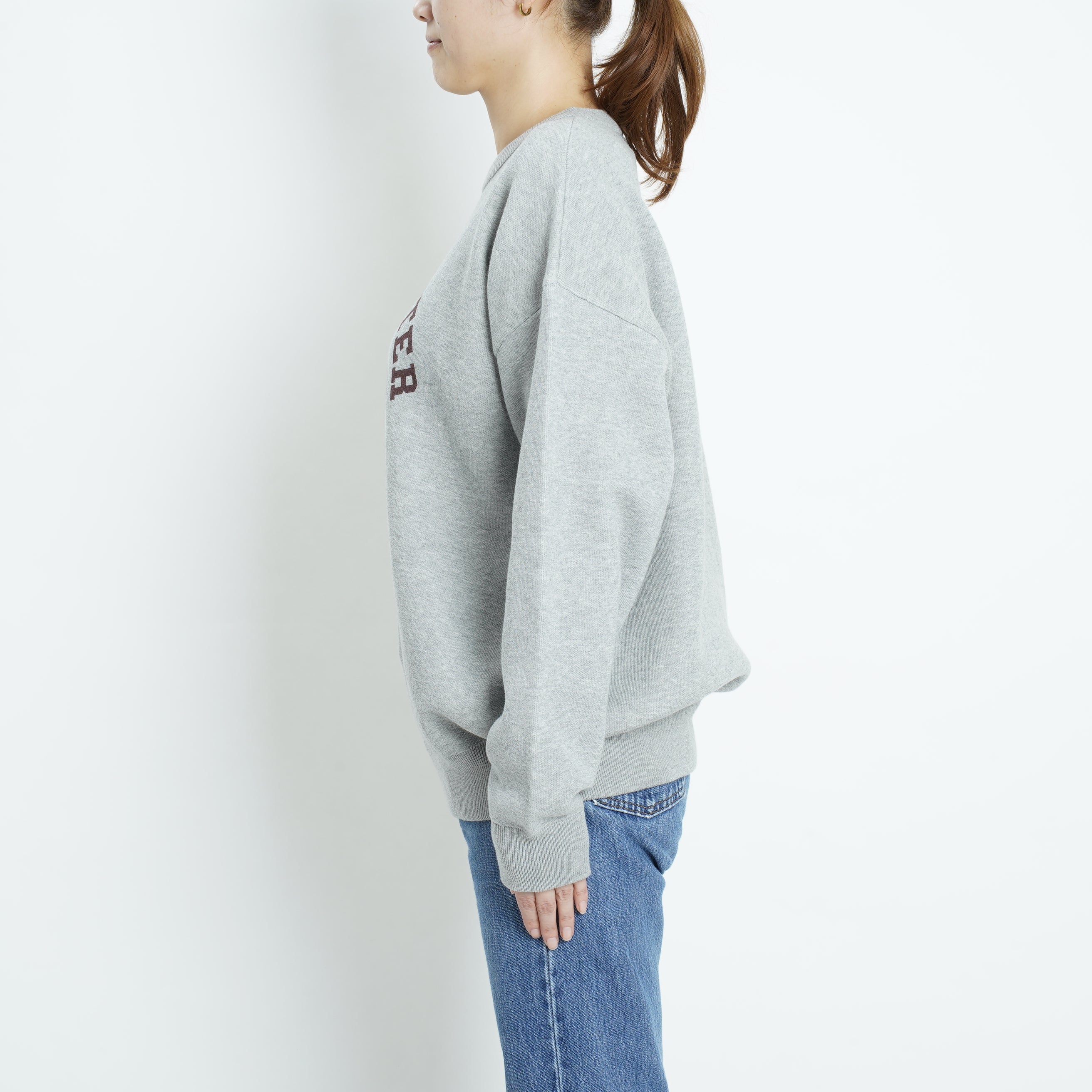 クルーネックロゴニット 25W52