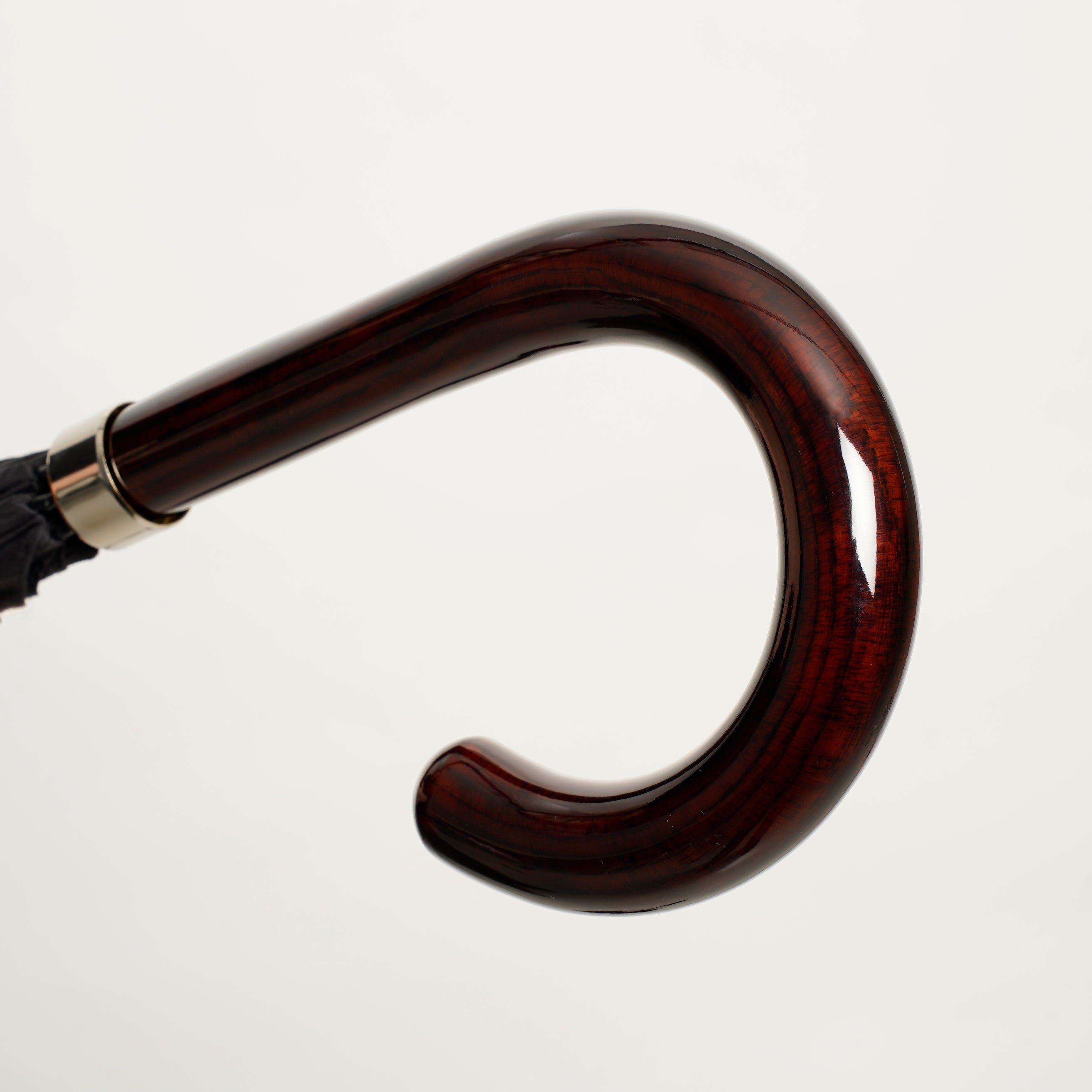GT1 Hardwood | 長傘 | アーチ型ハンドル | ハードウッド(漆塗 - 赤呂色) | 晴雨兼用傘 - グリニッジ オンラインストア