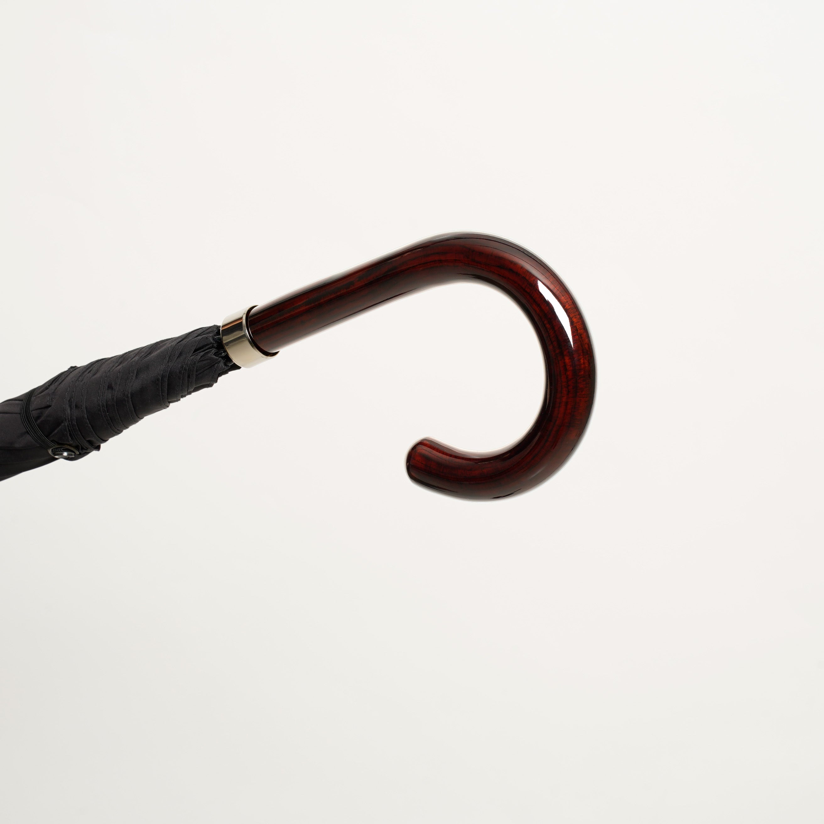 GT1 Hardwood | 長傘 | アーチ型ハンドル | ハードウッド(漆塗 - 赤呂色) | 晴雨兼用傘 - グリニッジ オンラインストア