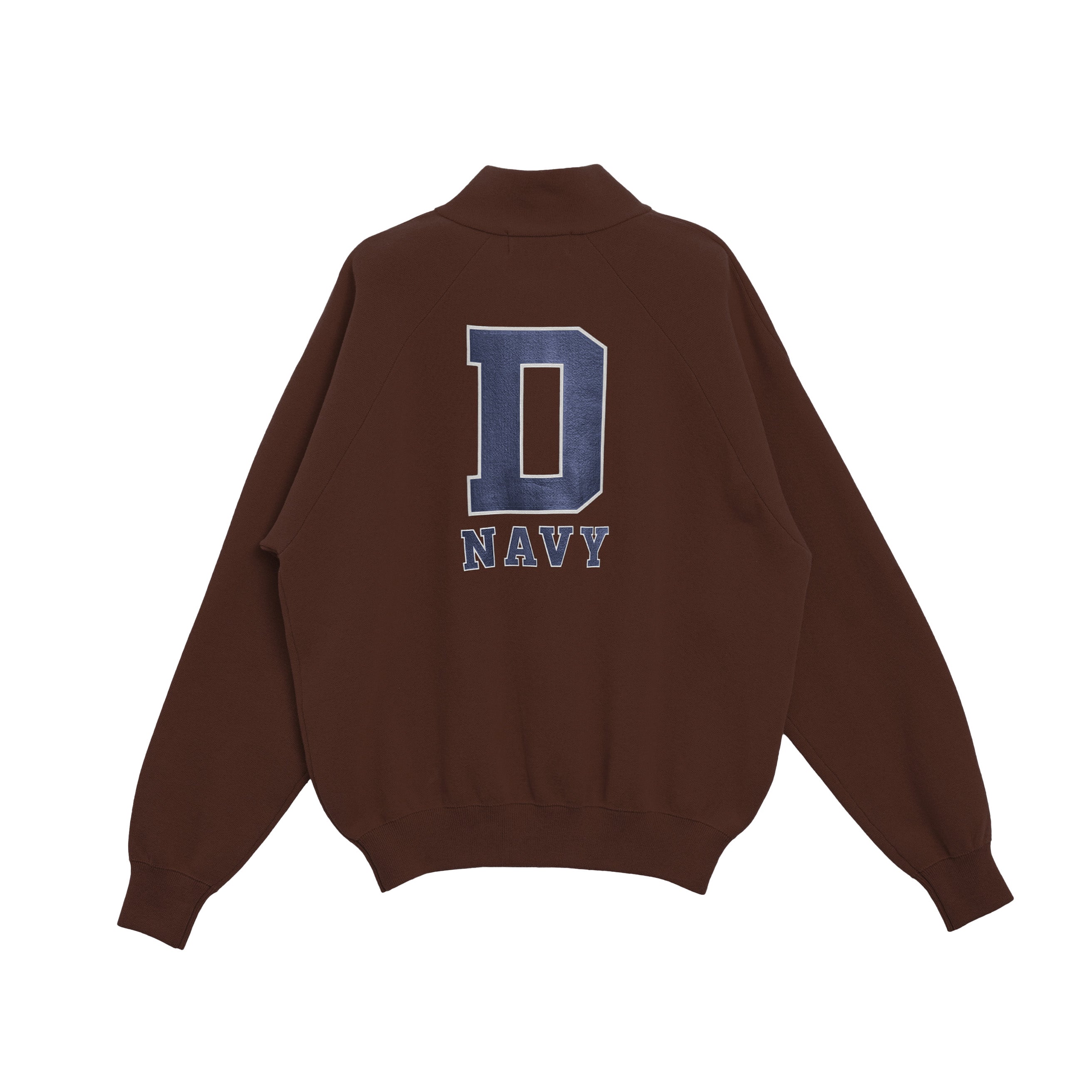 バックロゴスキッパーポロニット 25W702 (BROWN)