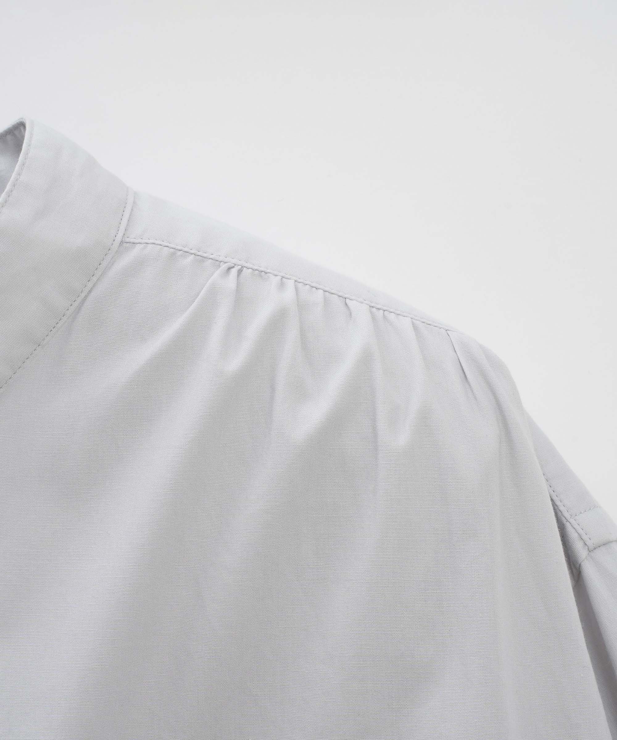 D310RA マンダリンカラーシャツ (WHITE)
