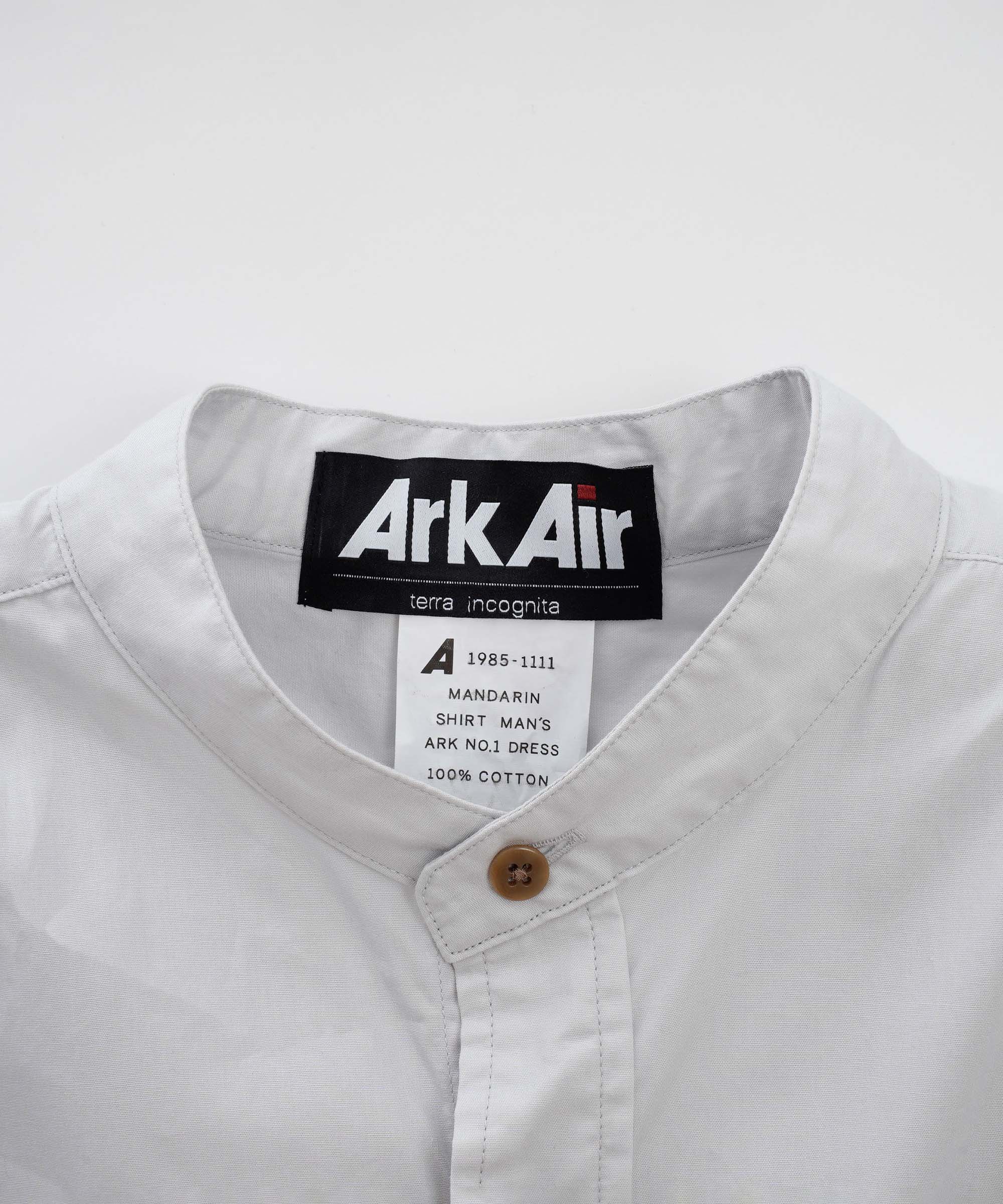 D310RA マンダリンカラーシャツ (WHITE)