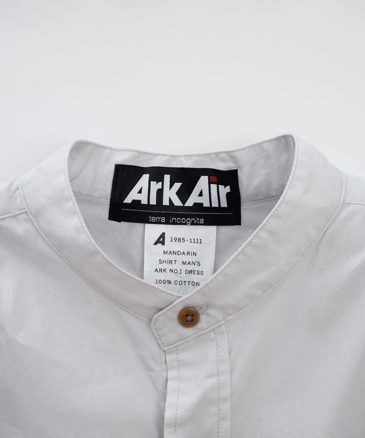 D310RA マンダリンカラーシャツ (WHITE)