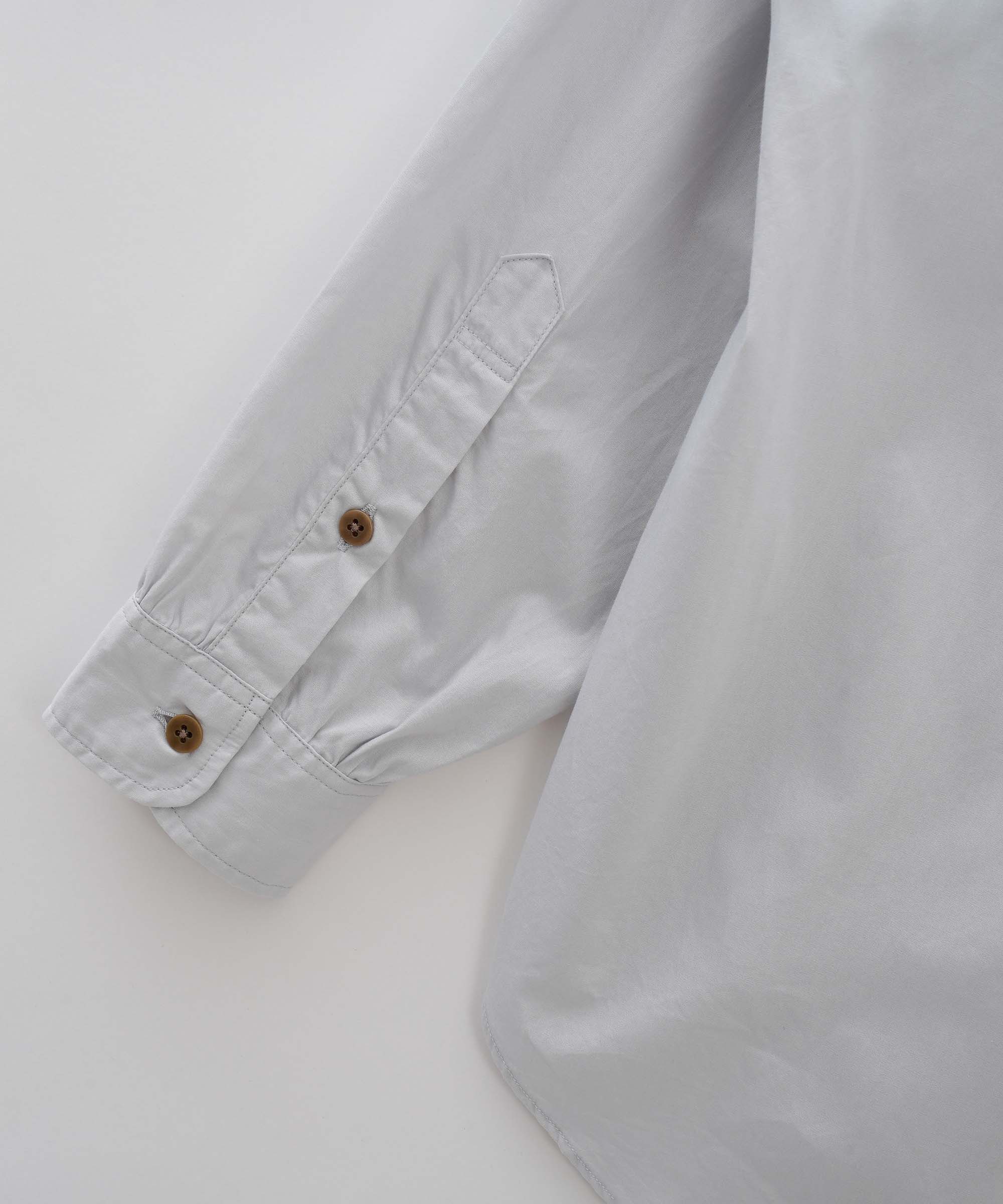D310RA マンダリンカラーシャツ (WHITE)