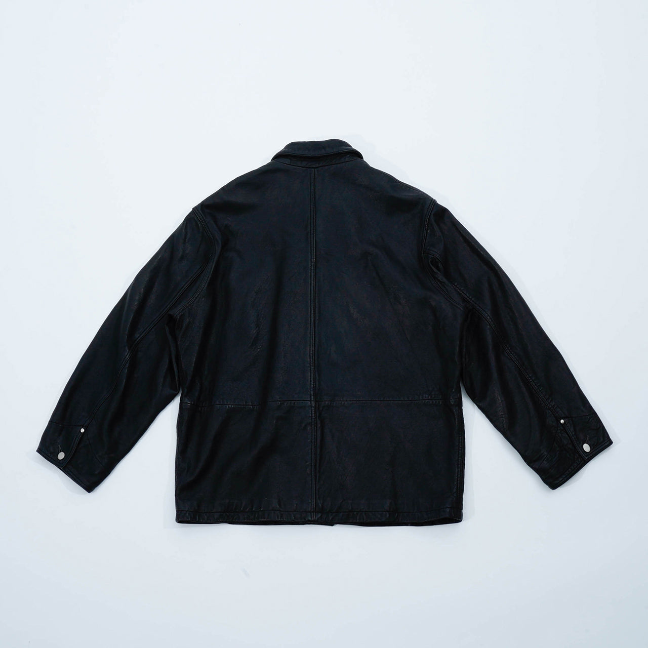 ウォッシュレザー カバーオール（ラム）_coverall