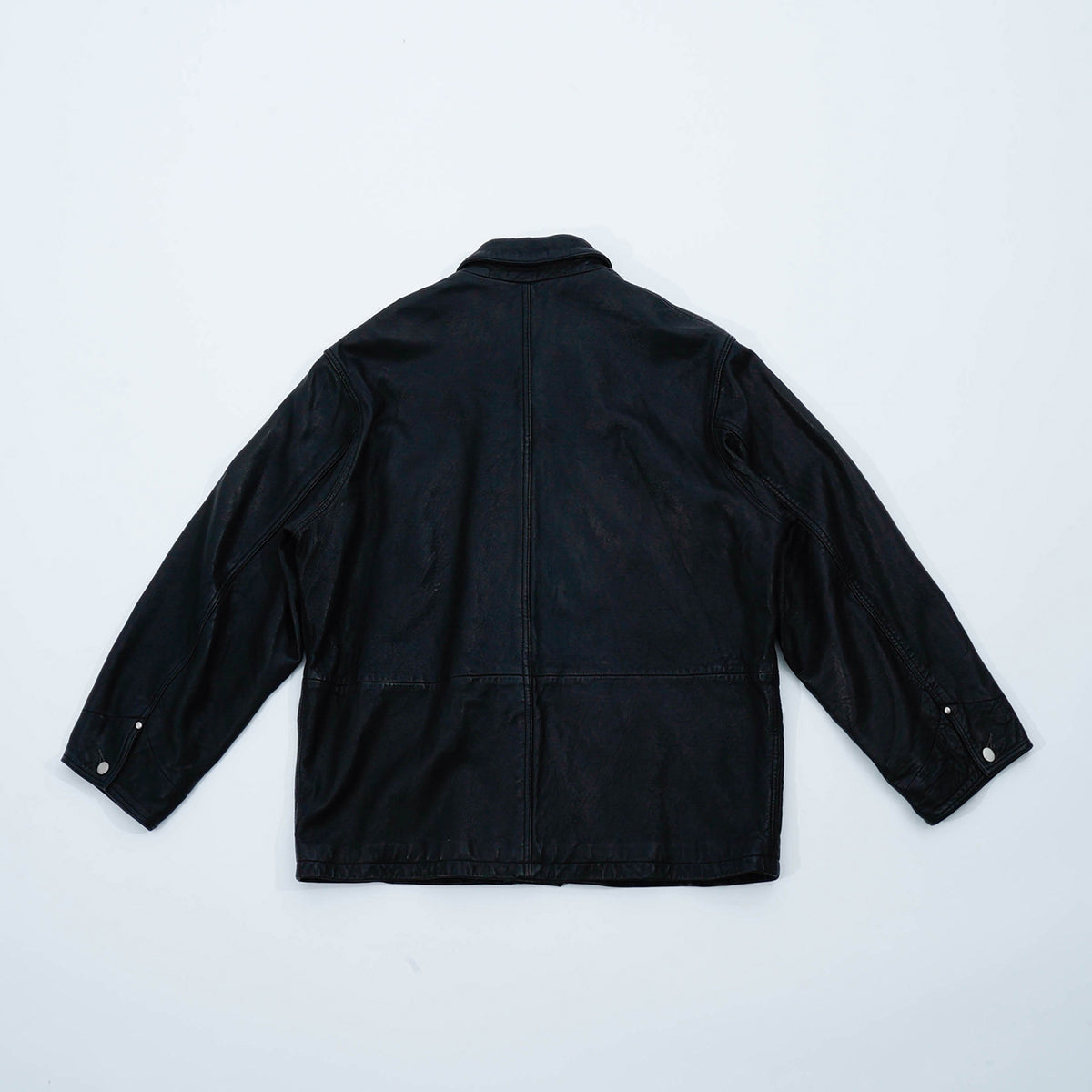 ウィメンズ ウォッシュレザー カバーオール（ラム）_coverall