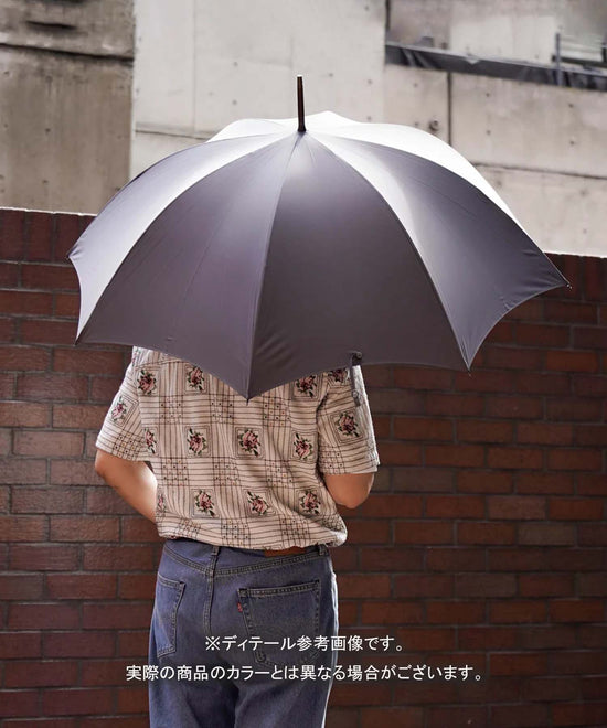 GT1 Hardwood | 長傘 | アーチ型ハンドル | ハードウッド | 晴雨兼用傘 (Dark Graind-790 DARK GREEN)