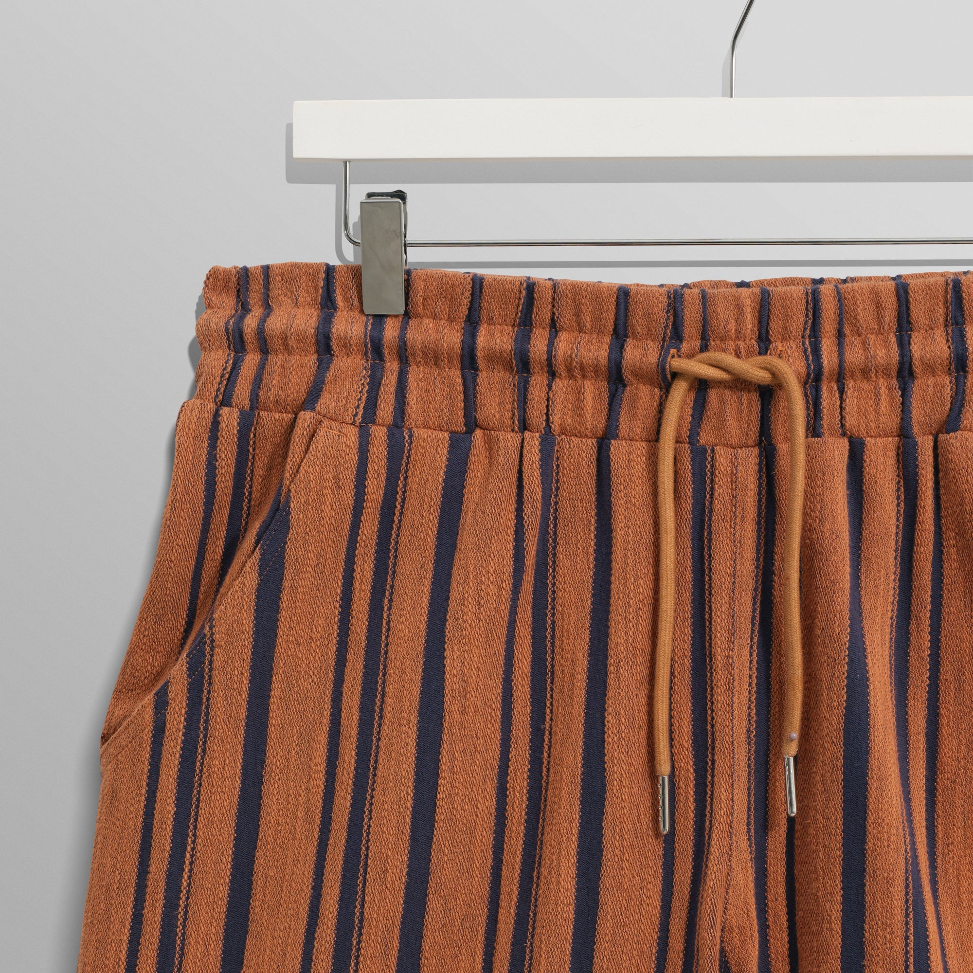 ダドリーショーツ REVERSE TERRY (RUST/NAVY) - グリニッジ オンラインストア