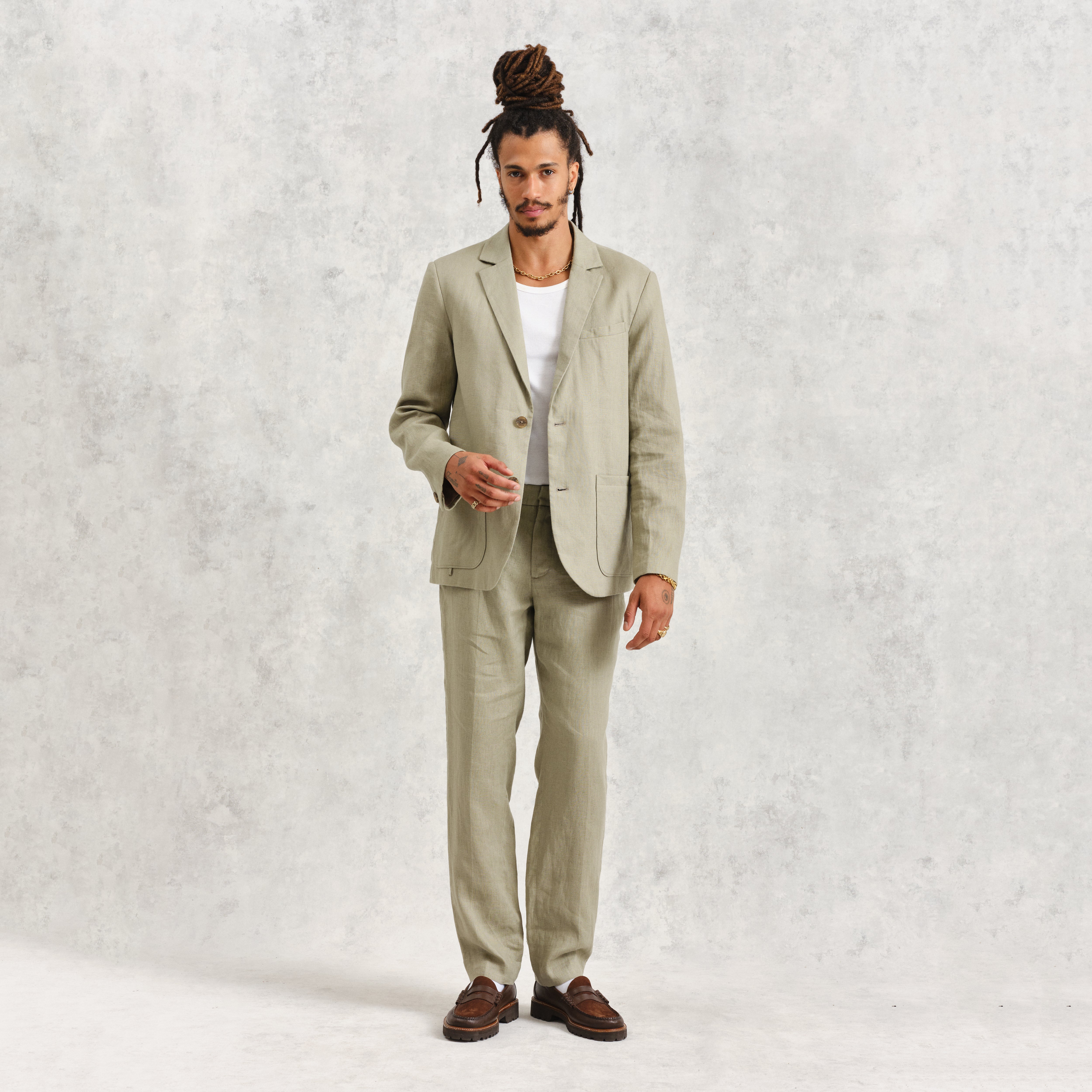 フィントリーブレザー (PALE KHAKI)