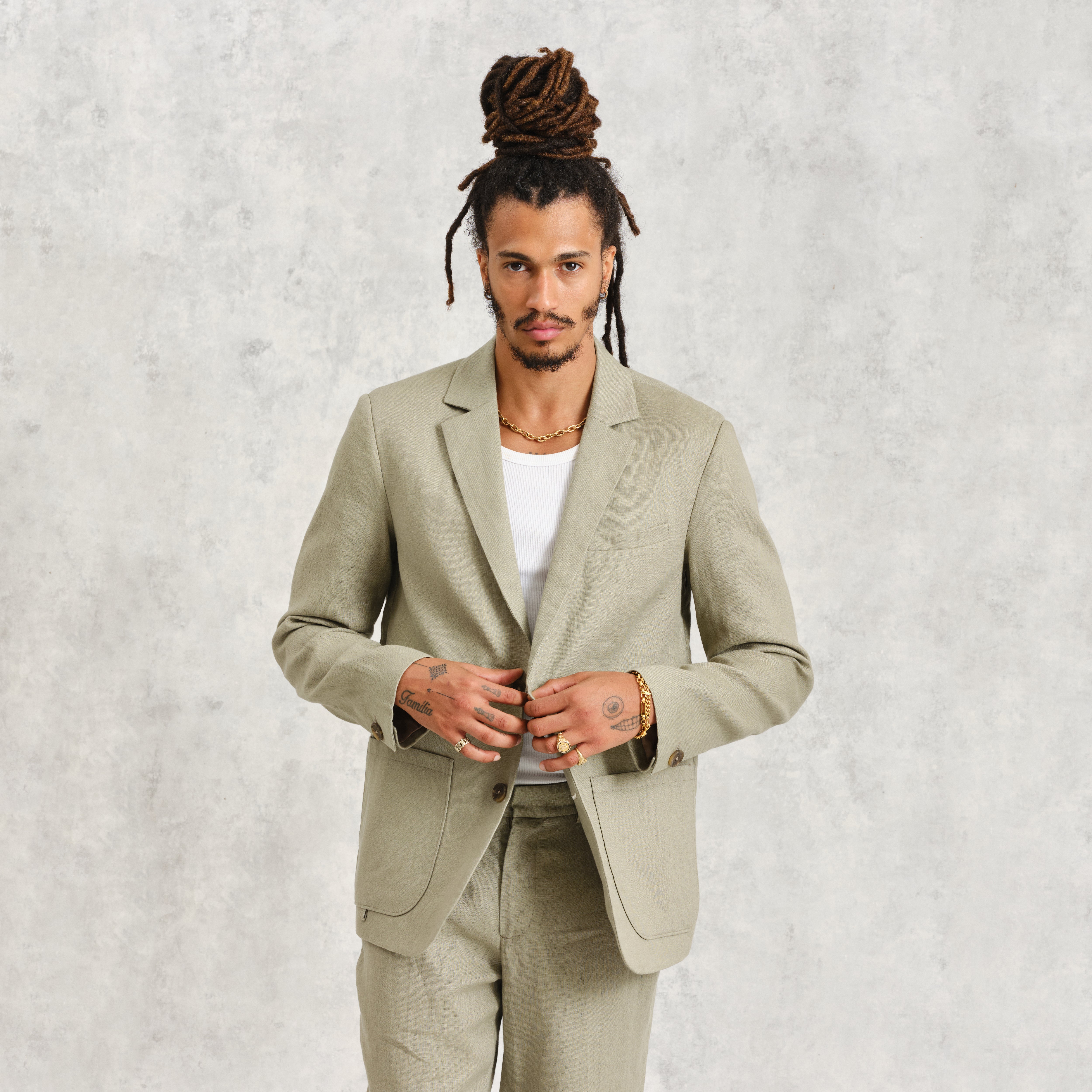 フィントリーブレザー (PALE KHAKI)