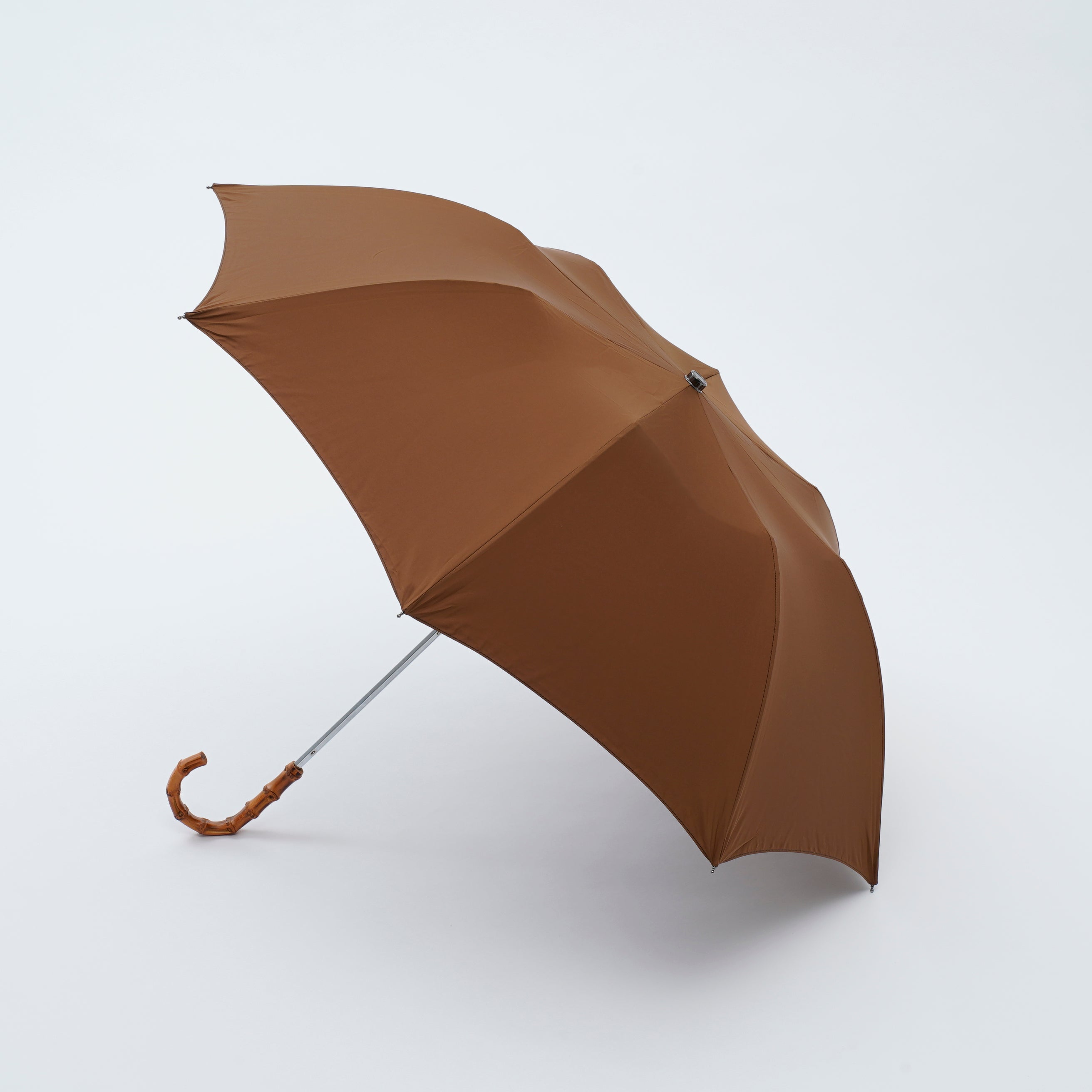 TL12 Whangee | 折りたたみ傘 | アーチ型ハンドル | ワンギー | 晴雨兼用傘 (SIENNA-NAVY)