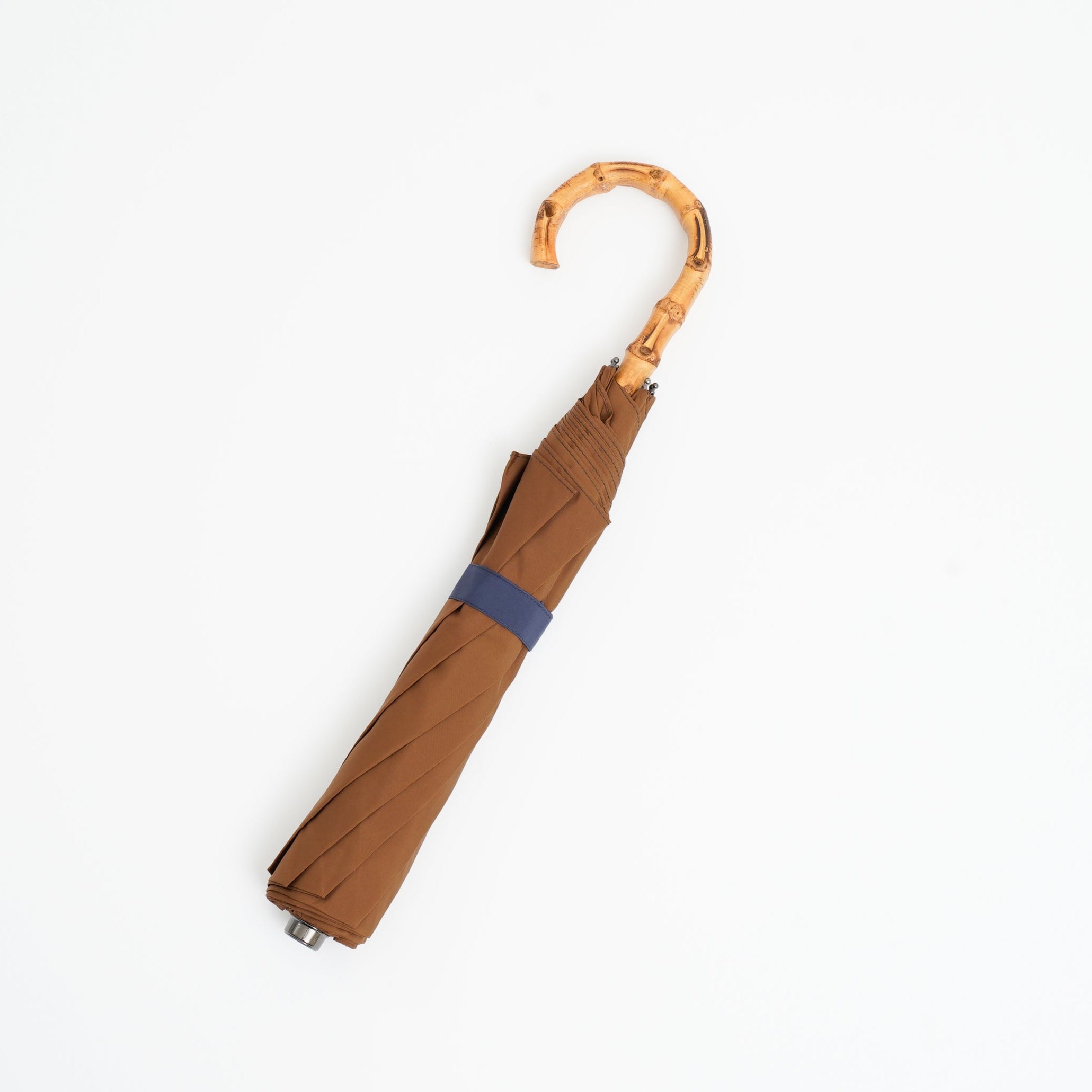 TL12 Whangee | 折りたたみ傘 | アーチ型ハンドル | ワンギー | 晴雨兼用傘 (SIENNA-NAVY)