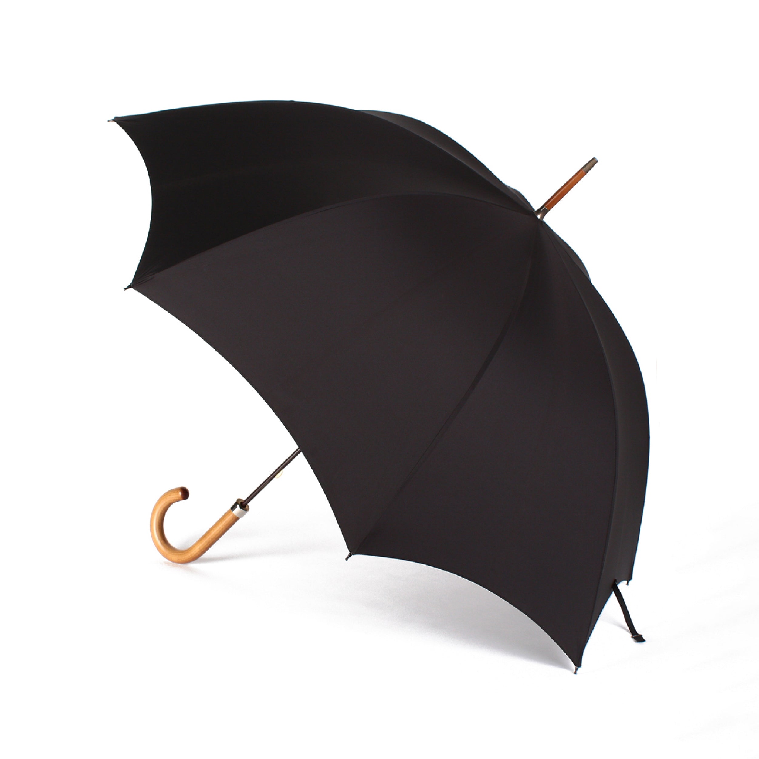 GT1 Hardwood | 長傘 | アーチ型ハンドル | ハードウッド | 晴雨兼用傘 (099 BLACK)