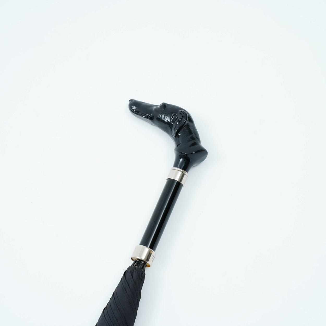 ブラックアニマルヘッド 晴雨兼用傘 GT25 長傘 Fox Umbrellas