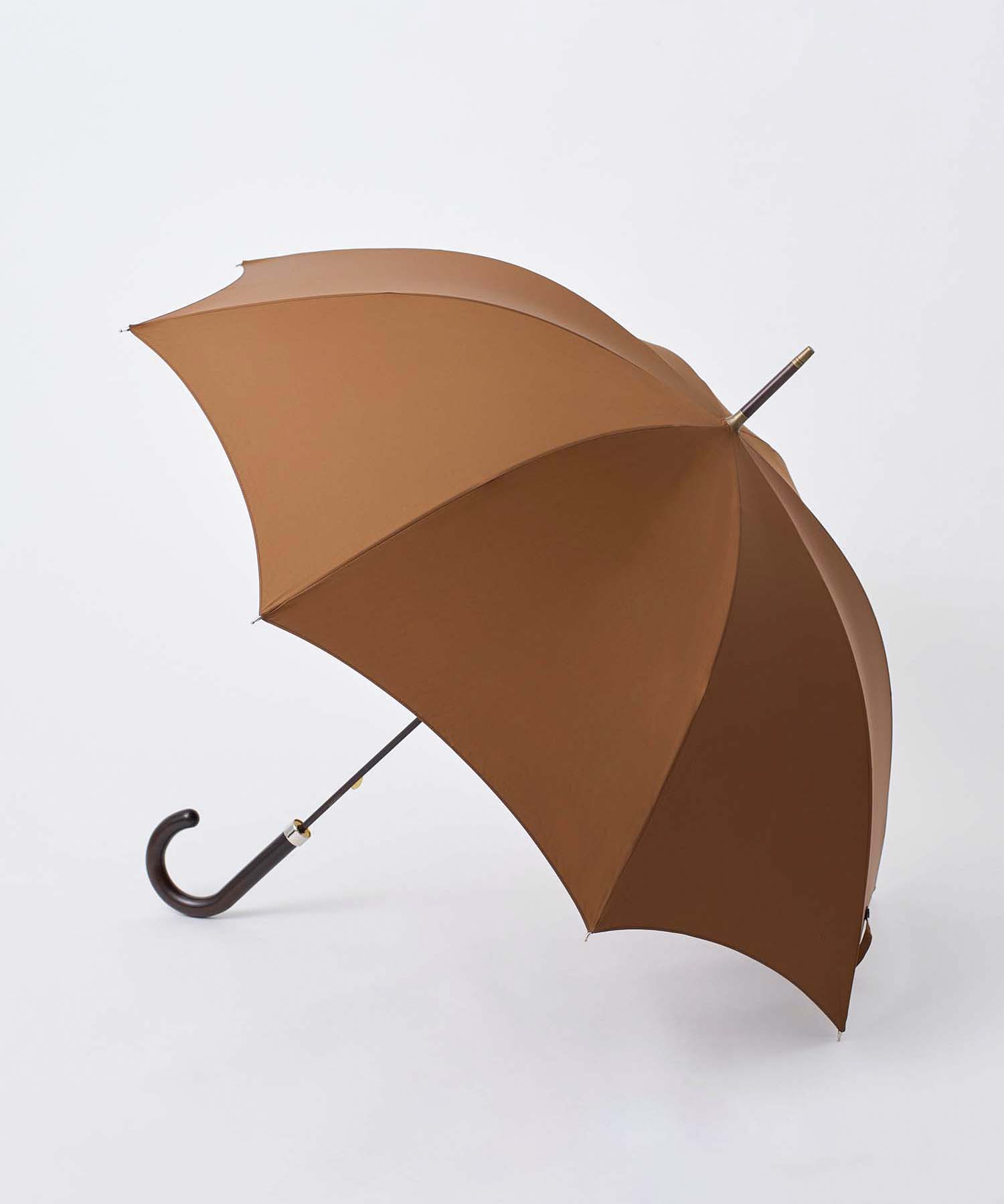 GT2 Maple | 長傘 | アーチ型ハンドル | メイプル | 晴雨兼用傘 (BROWN-670 SIENNA)