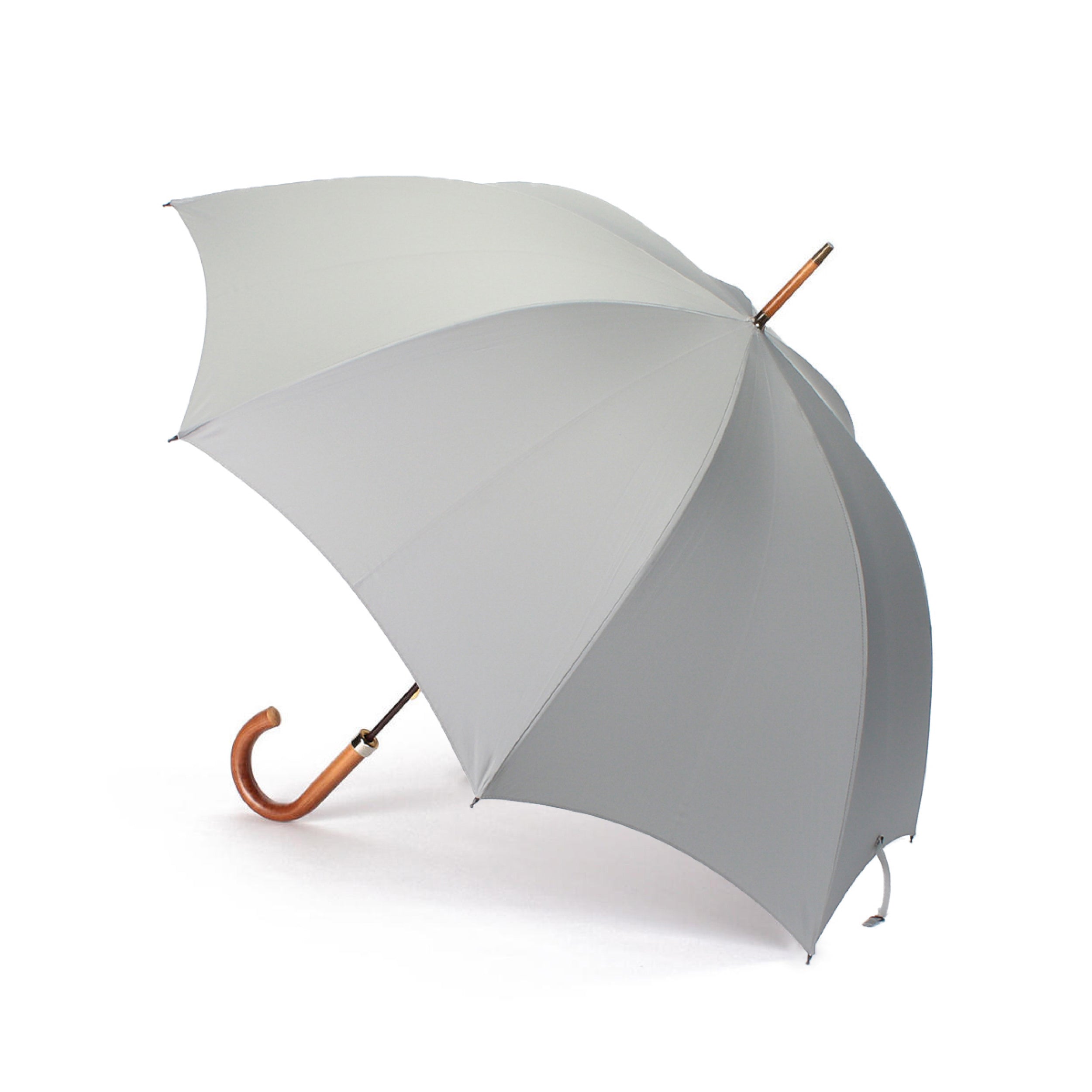 GT3 Malacca | 長傘 | アーチ型ハンドル | マラッカ | 晴雨兼用傘 (LIGHT GREY)
