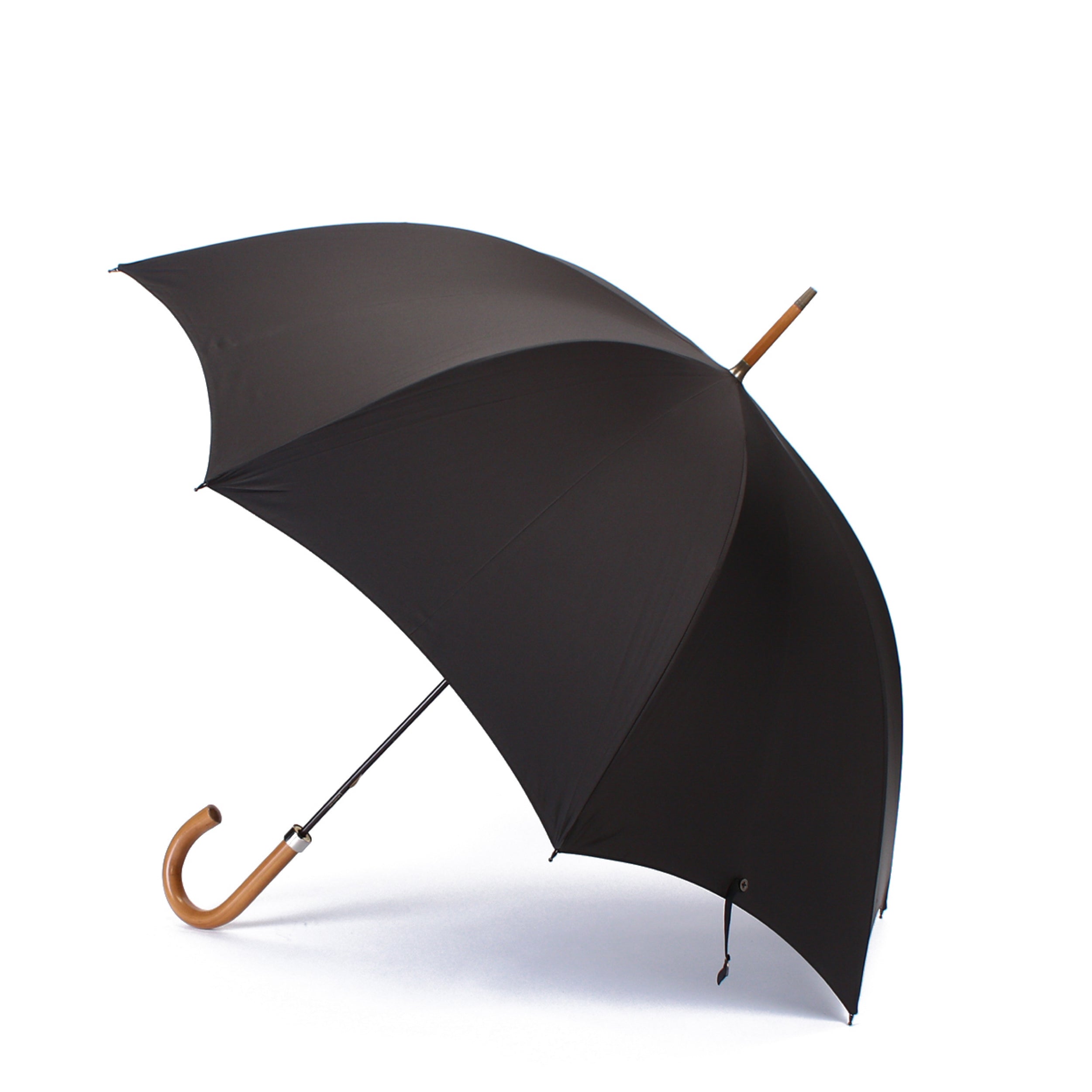 GT3 Malacca | 長傘 | アーチ型ハンドル | マラッカ | 晴雨兼用傘 (099 BLACK)