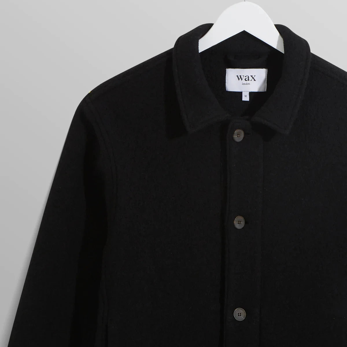 CONTEMPORARY LONDON ナイロン ジャケット イギリス製 黒 イギージャケット｜フェルトウール（BLACK）│wax london