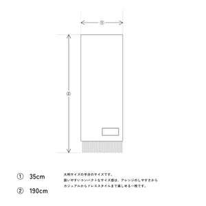 カシミヤストール 3カラーブロックチェックマフラー 35x190