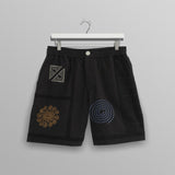 カートショーツ DOODLE EMBROIDERY (NAVY/MULTI)