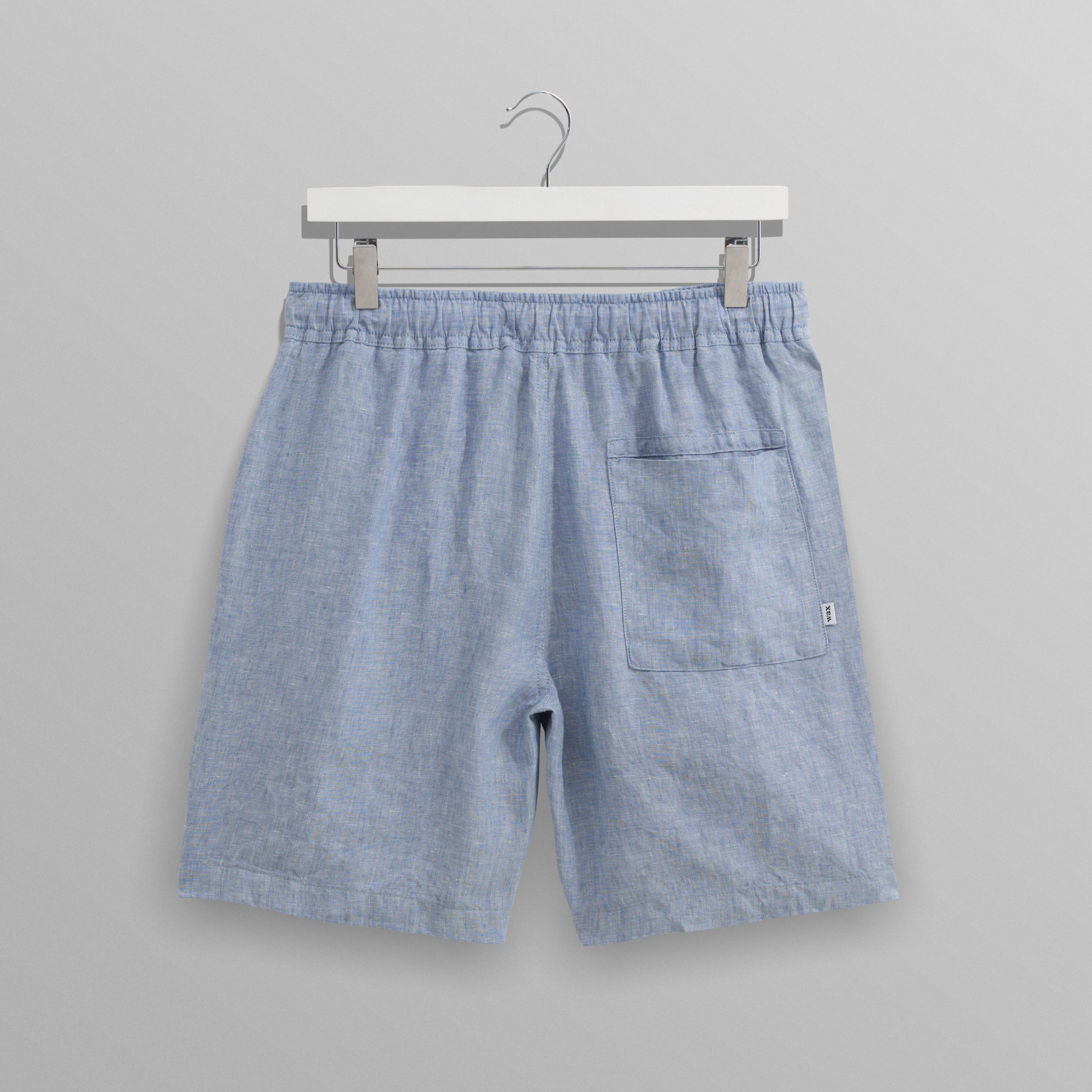 カートショーツ TOW TONE LINEN (BLUE) - グリニッジ オンラインストア