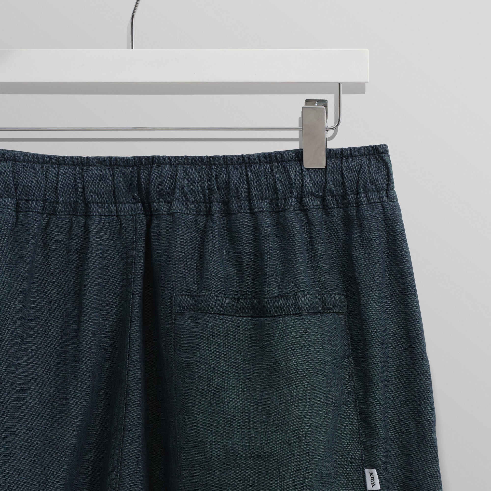 カートショーツ TOW TONE LINEN (DARK GREEN) - グリニッジ オンラインストア