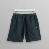【予約】カートショーツ TOW TONE LINEN (DARK GREEN)