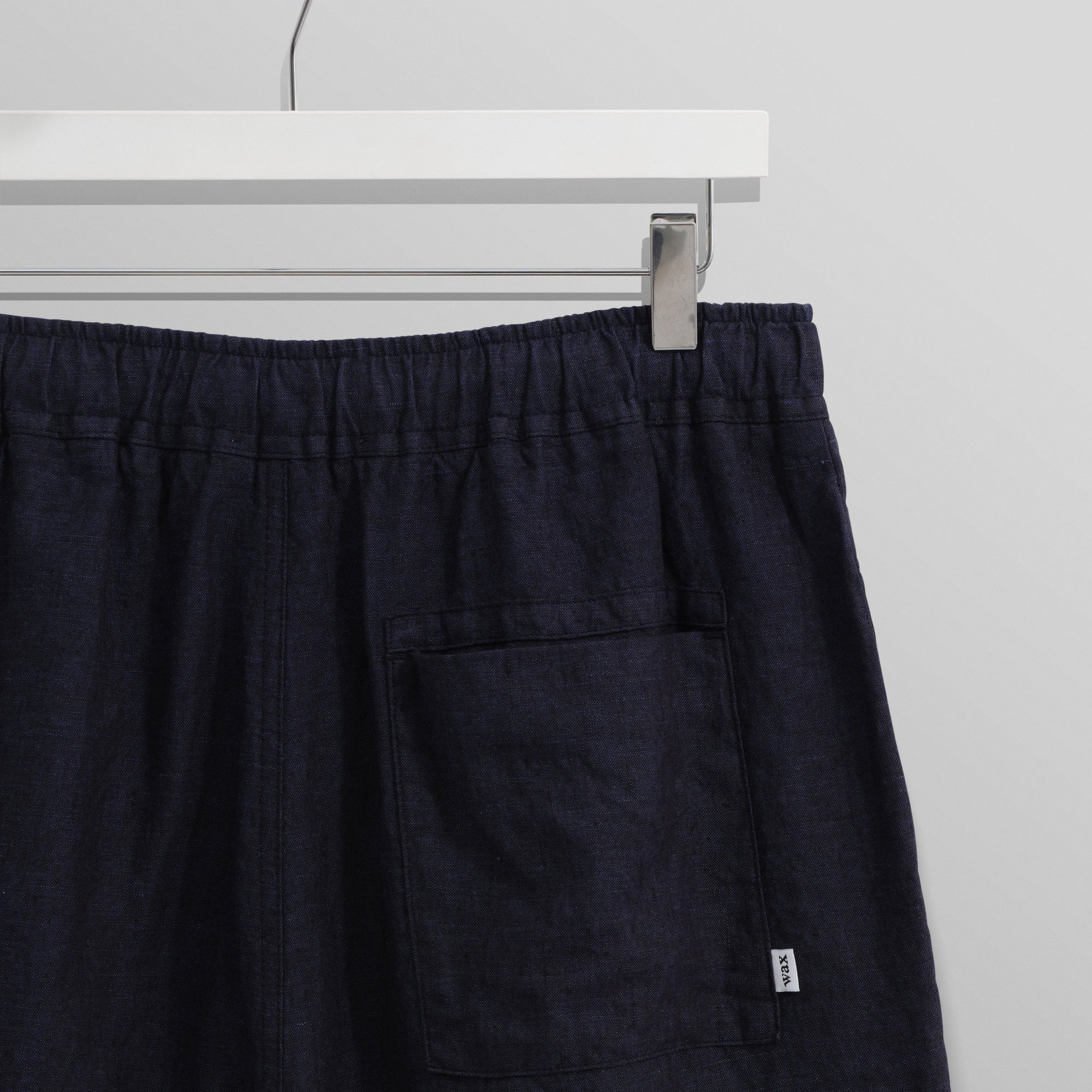カートショーツ TOW TONE LINEN (NAVY) - グリニッジ オンラインストア