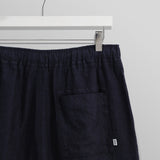 【予約】カートショーツ TOW TONE LINEN (NAVY)