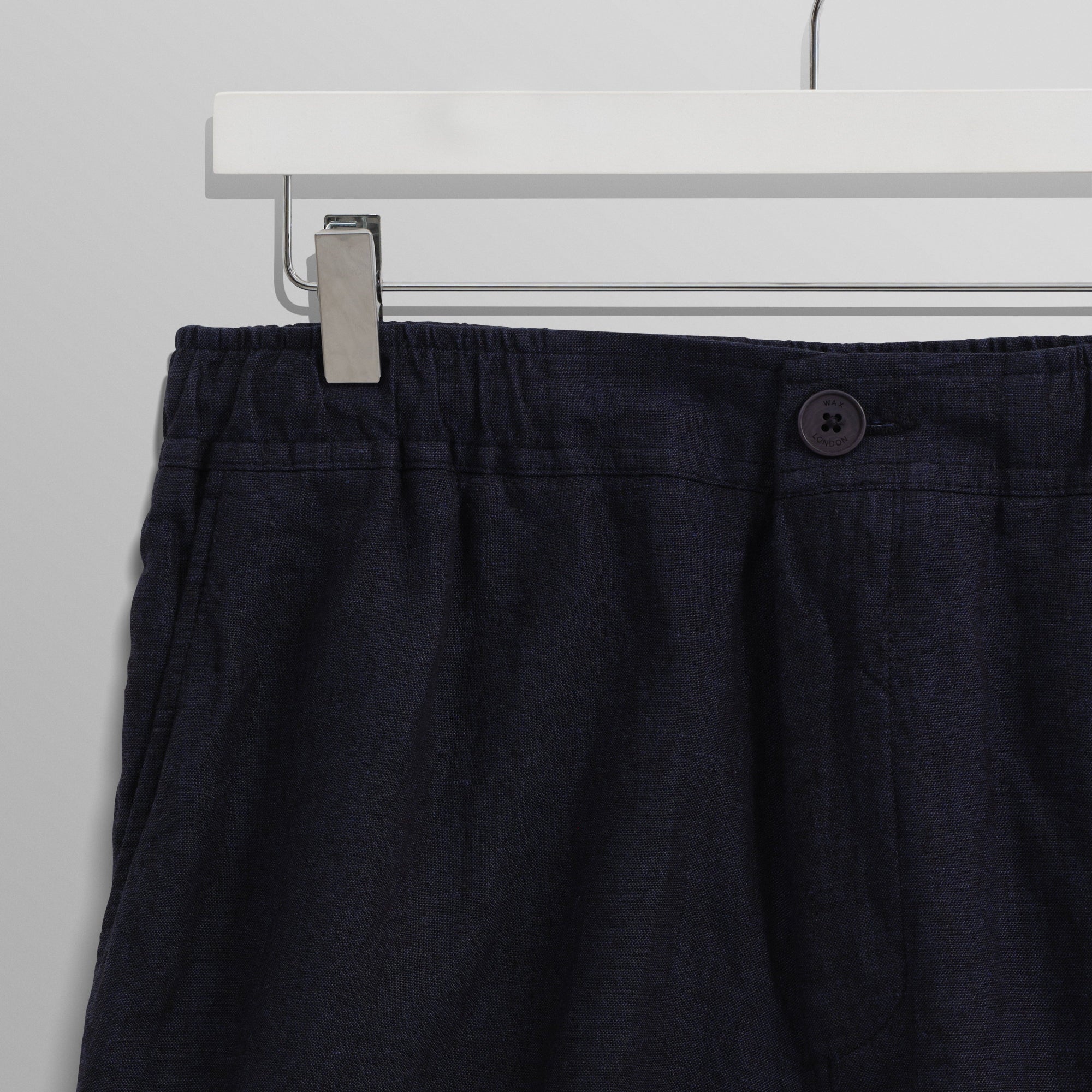 カートショーツ TOW TONE LINEN (NAVY) - グリニッジ オンラインストア