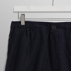 【予約】カートショーツ TOW TONE LINEN (NAVY)