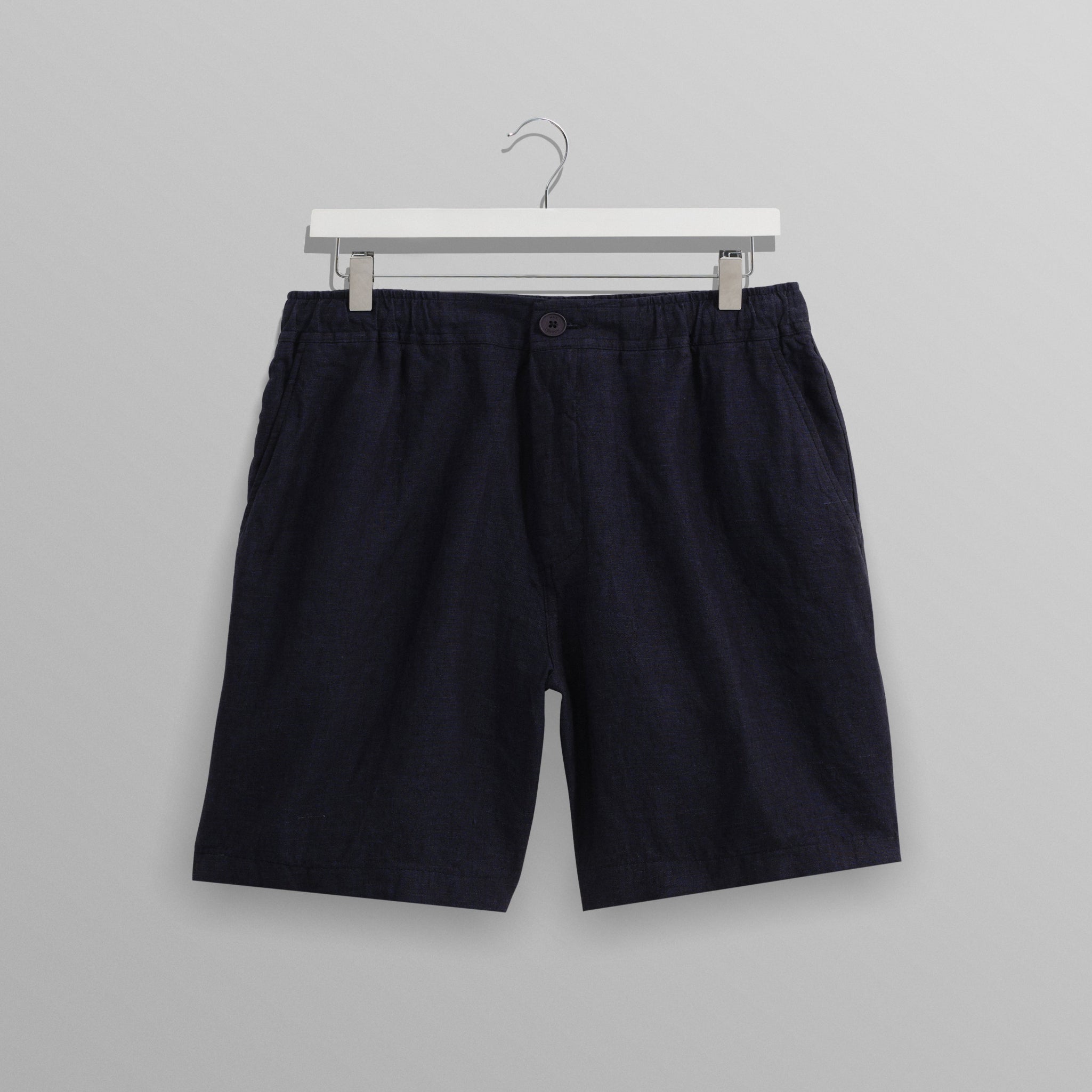 カートショーツ TOW TONE LINEN (NAVY) - グリニッジ オンラインストア