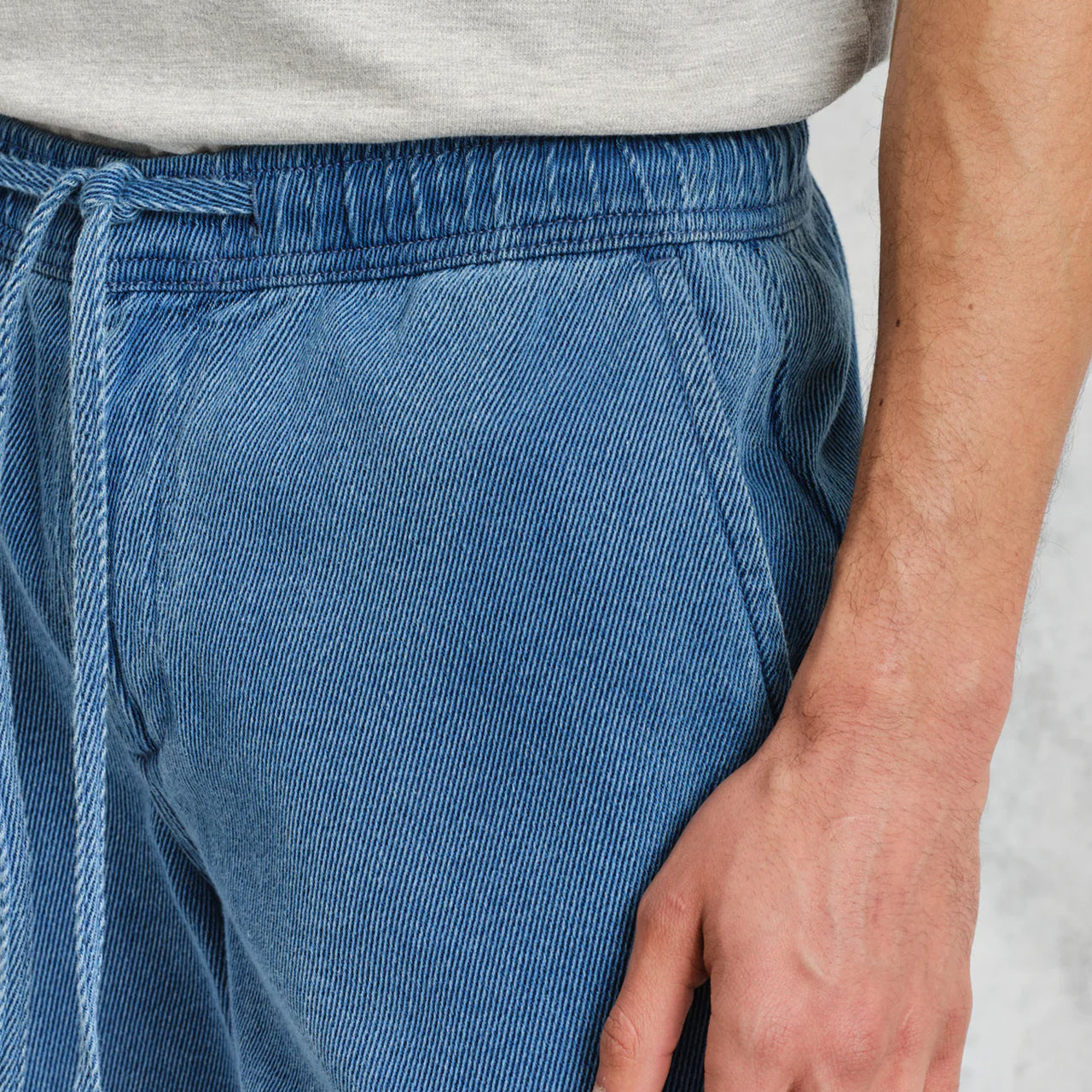 カートトラウザーズ ドビー (INDIGO LIGHT) TRO-KUR-ASS-IDL