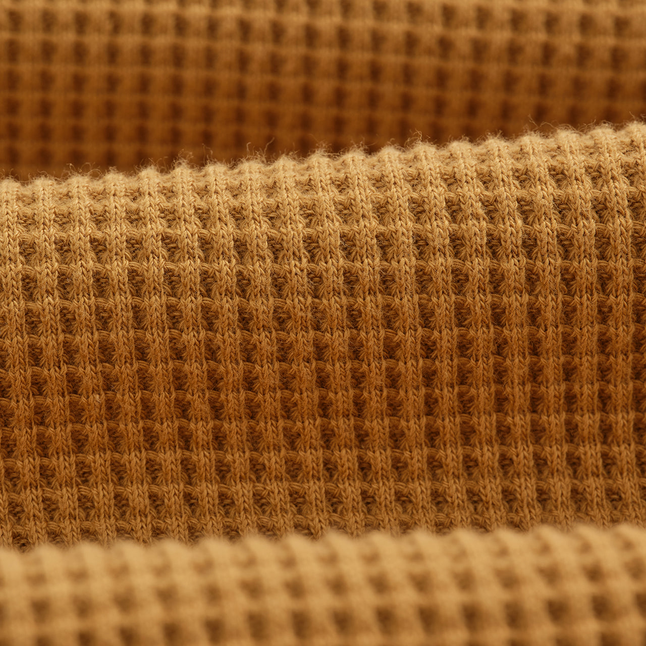 ムーア ロングスリーブTシャツ ヘビーワッフル (MUSTARD)|Wax London ムーア ロングスリーブTシャツ ヘビーワッフル (MUSTARD)|Wax London