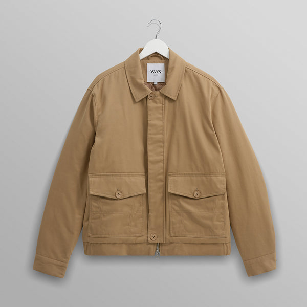 オークニージャケット ピーチドツイル(BEIGE) ORK-BSW-BEI ワックスロンドンwax london