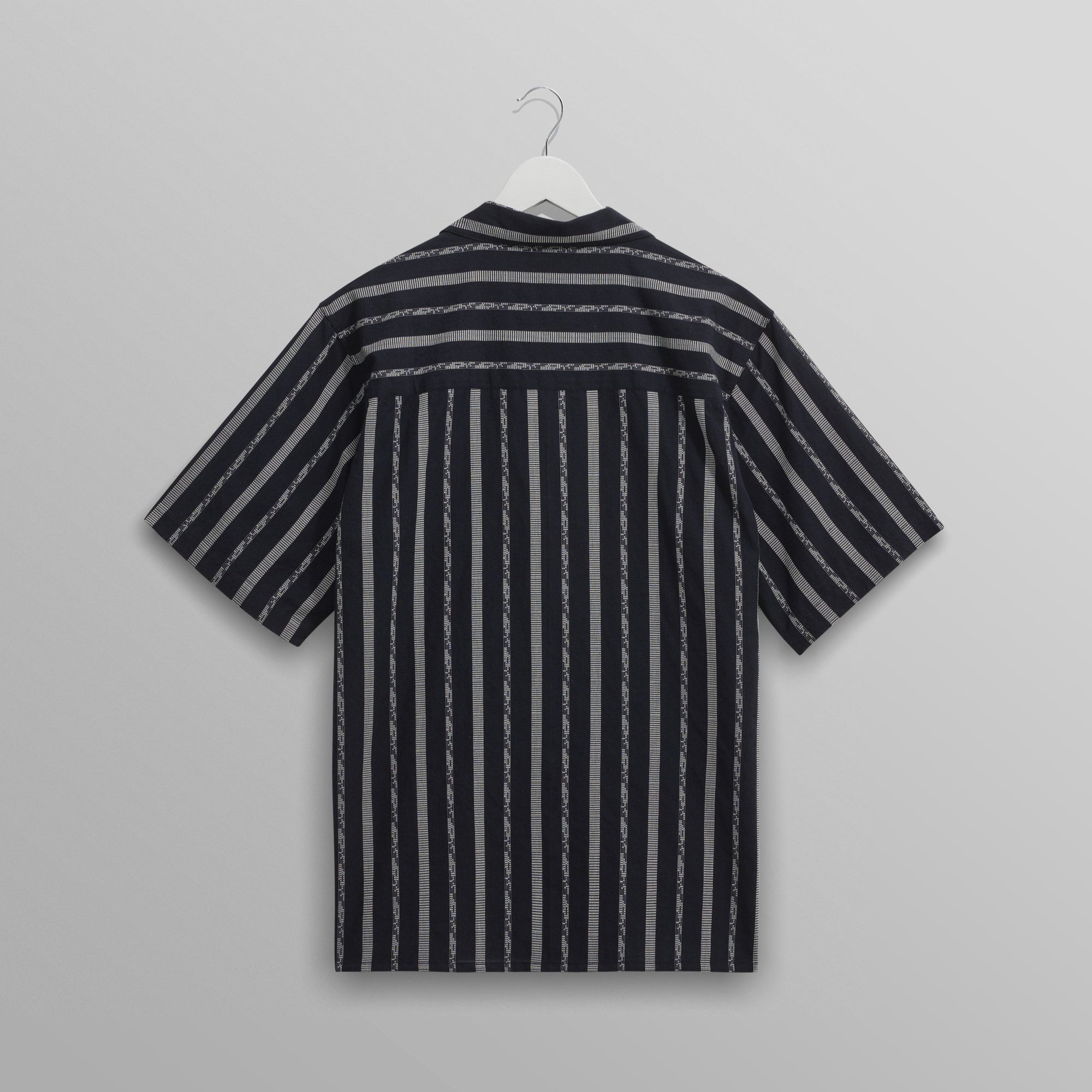 ディドコットシャツ FLECK STRIPE (NAVY)