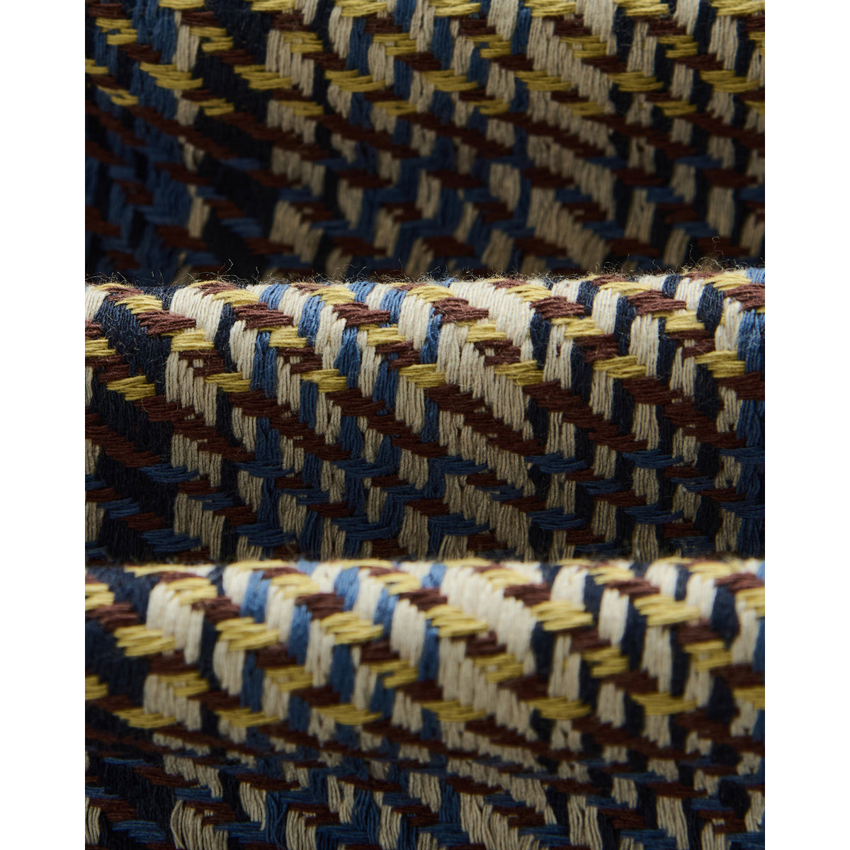 オーバーシャツ GRAIN CHECK (BLUE/MULTI)