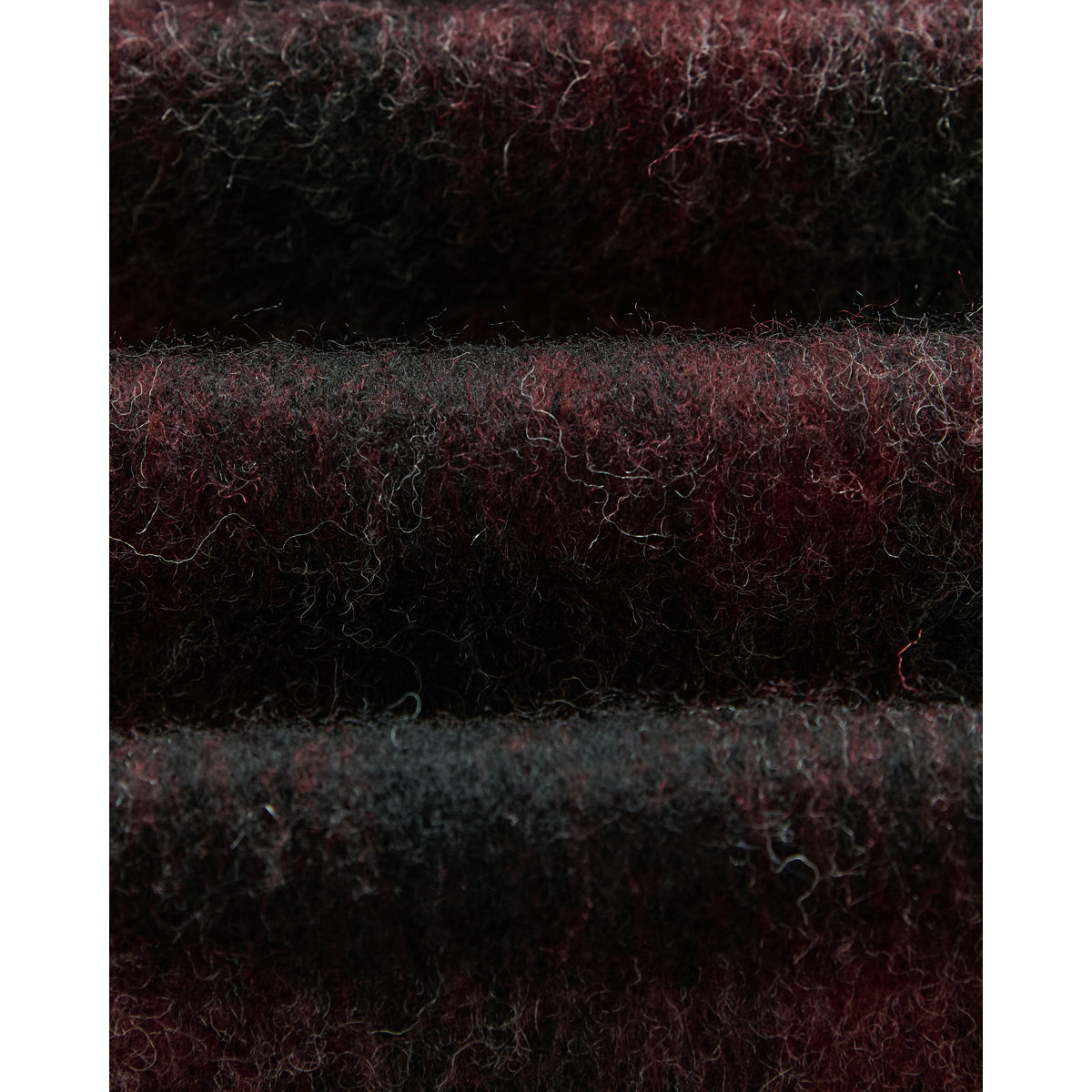 オーバーシャツ ELM WOOL BLEND CHECK (RED/BLACK)