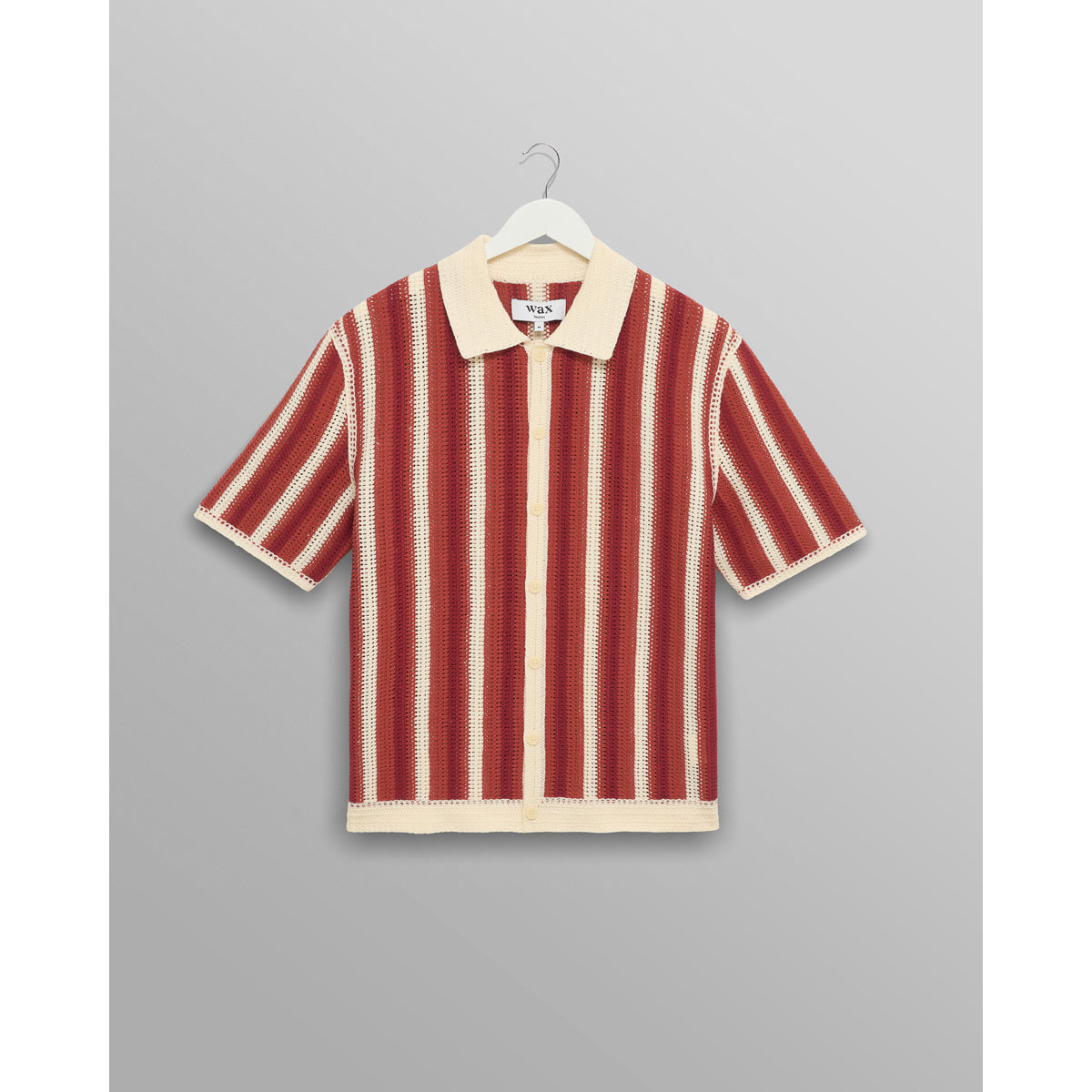 ポルトシャツ STRIPE (ECRU/ORANGE)