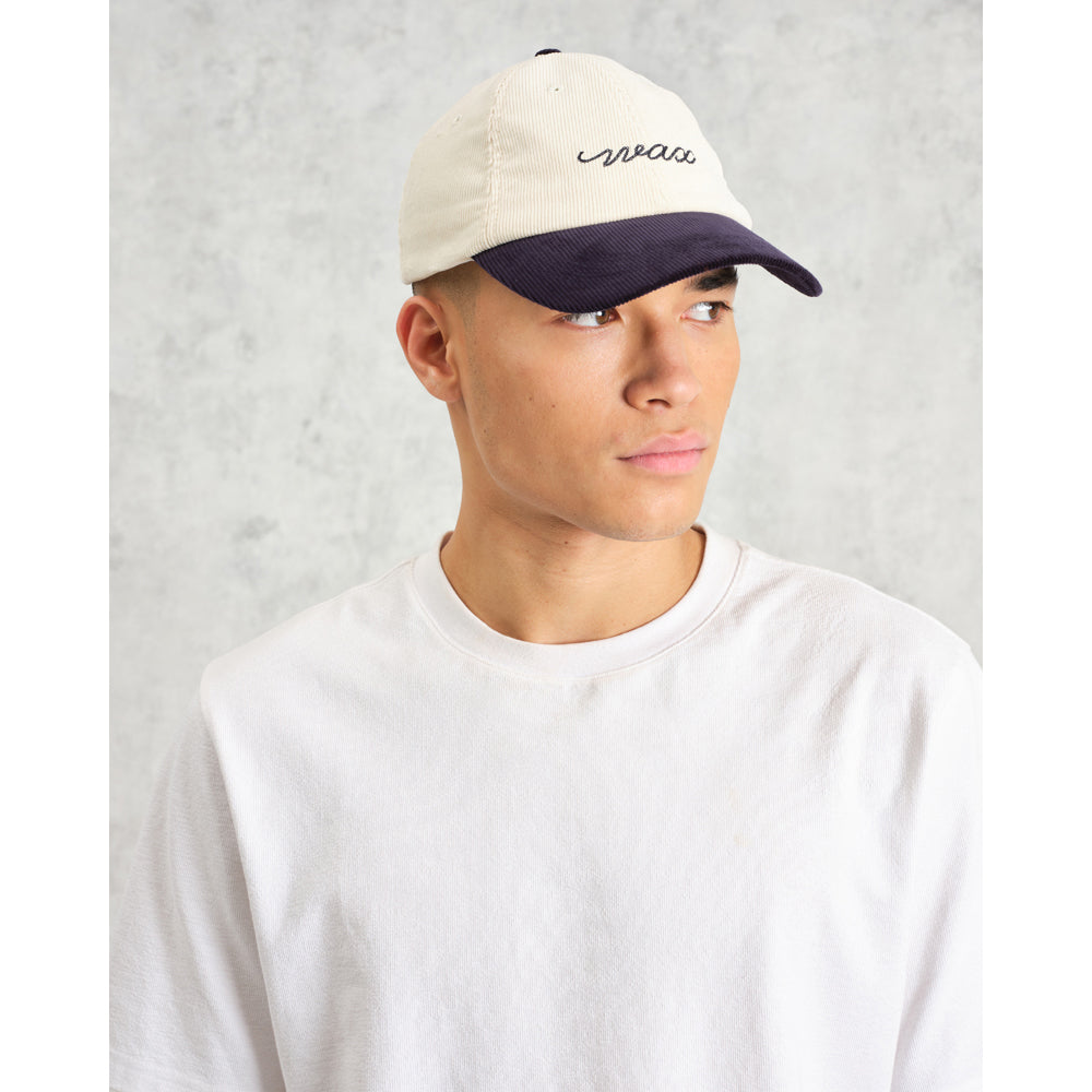 【予約】スポーツキャップ CORD (ECRU/NAVY)